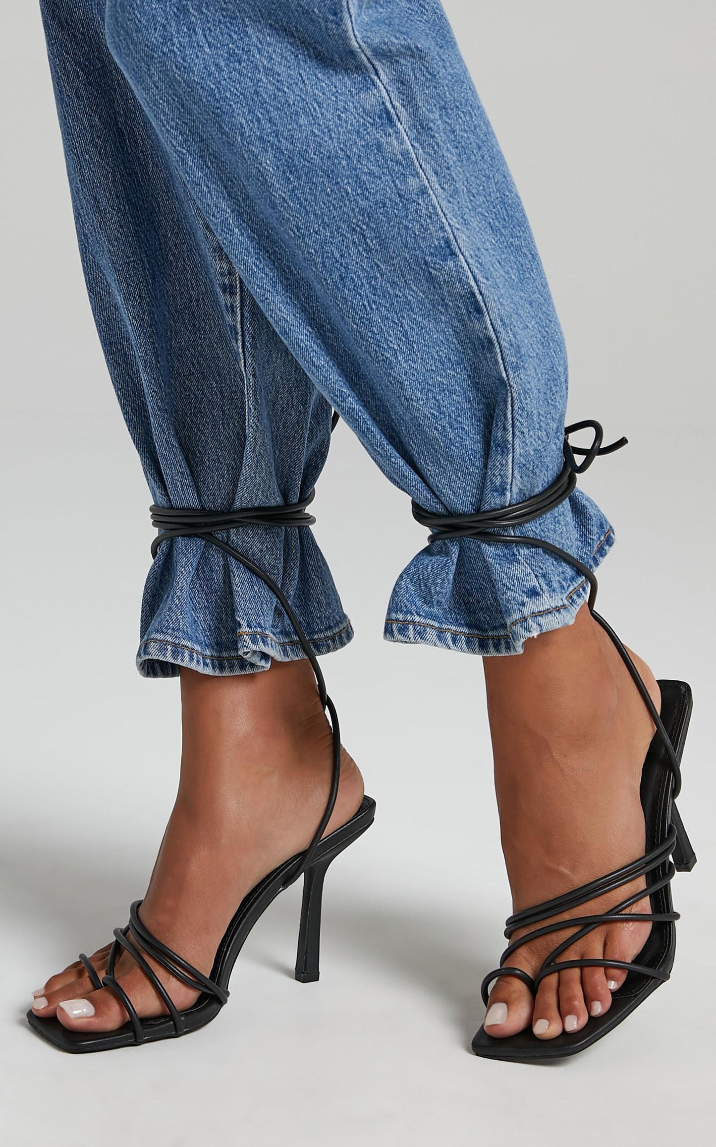 Public Desire - Haute Heels in Black PU