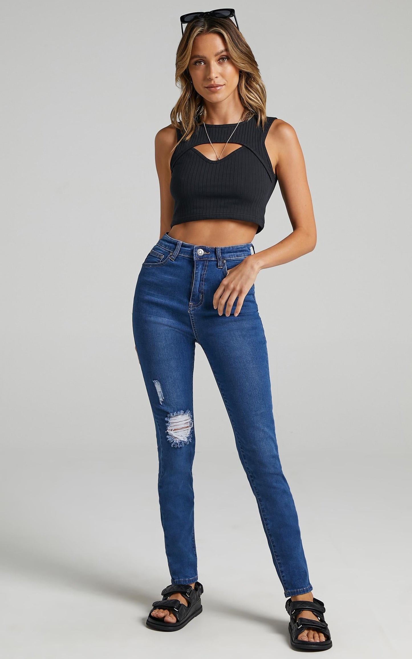 Charlton Jean in Dark Blue Wash