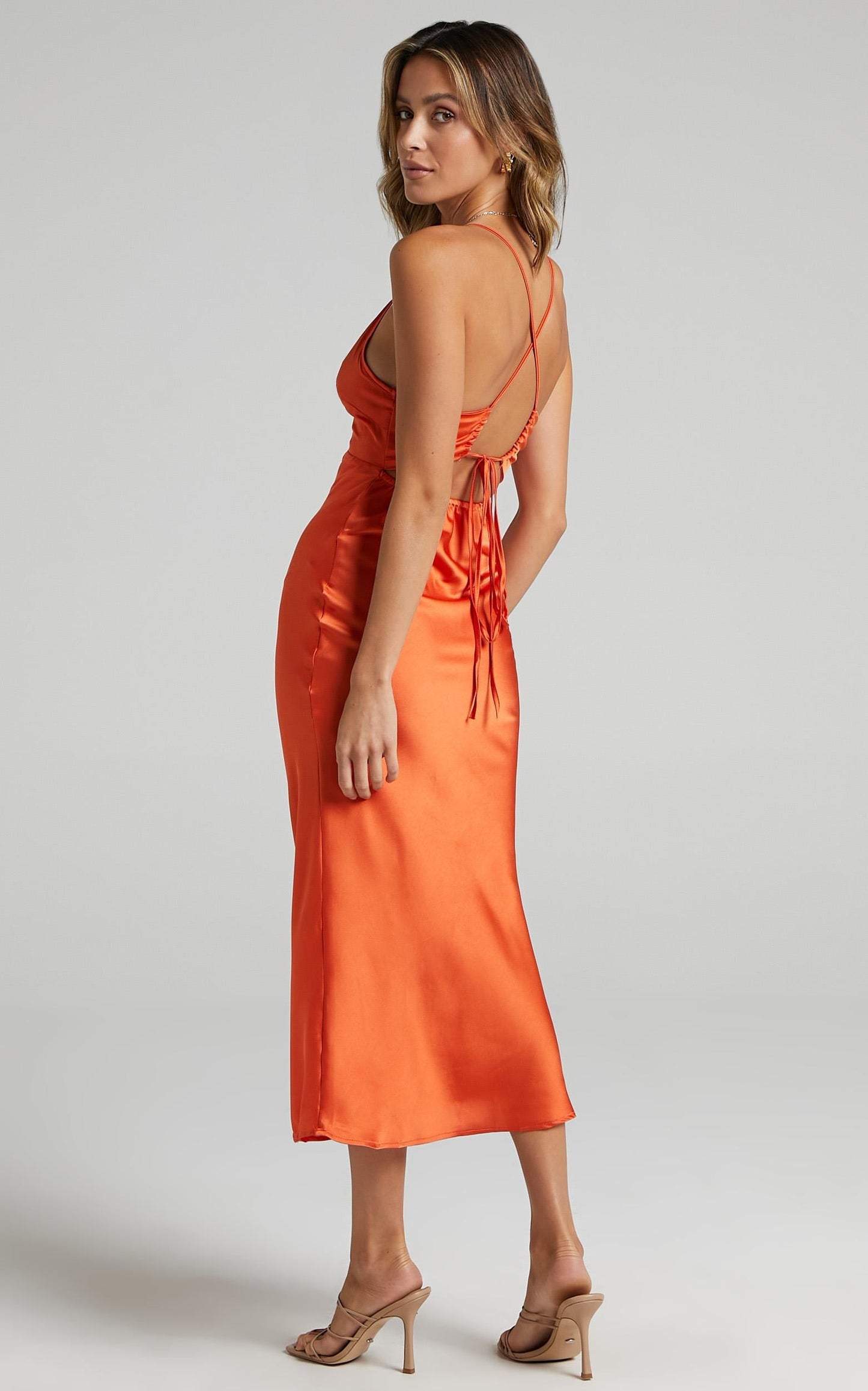 Nataliah Dress in Orange