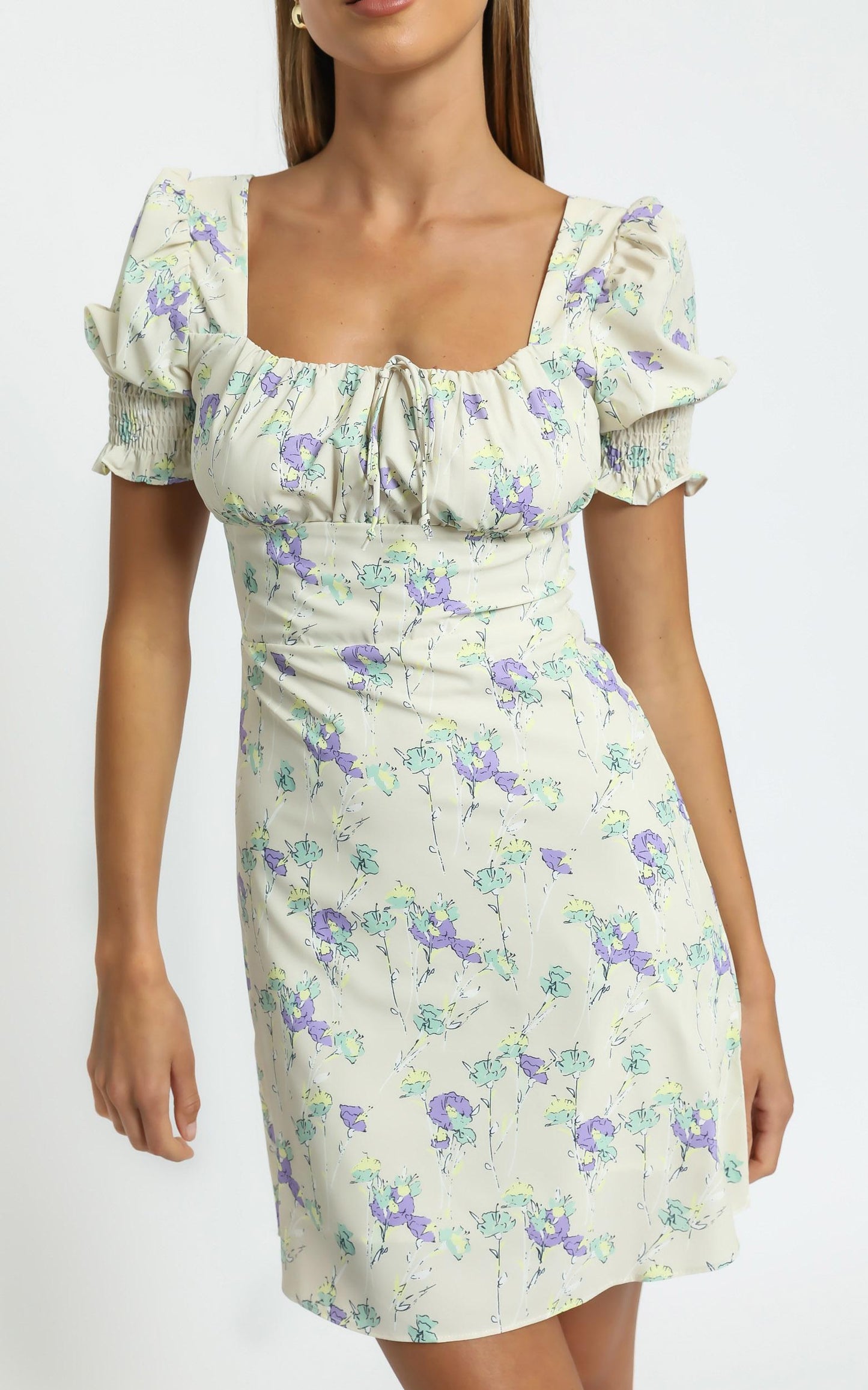 Sierra Dress in Yellow Floral