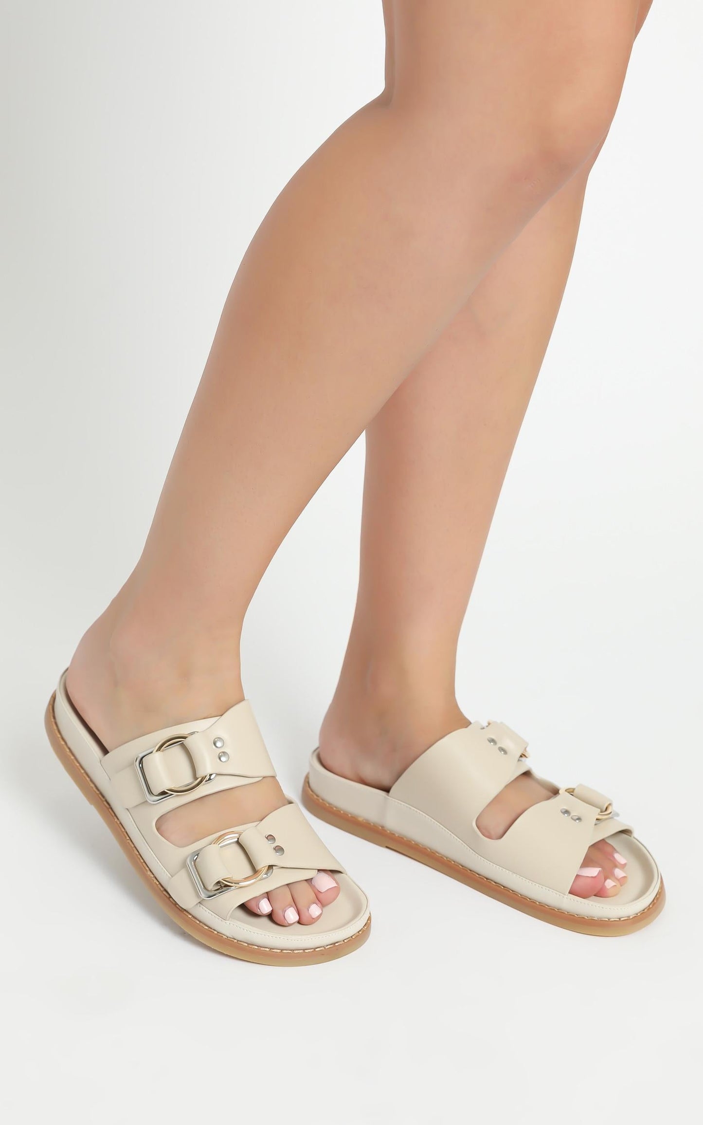 Tony Bianco - Hunter Sandals in Vanilla Capretto