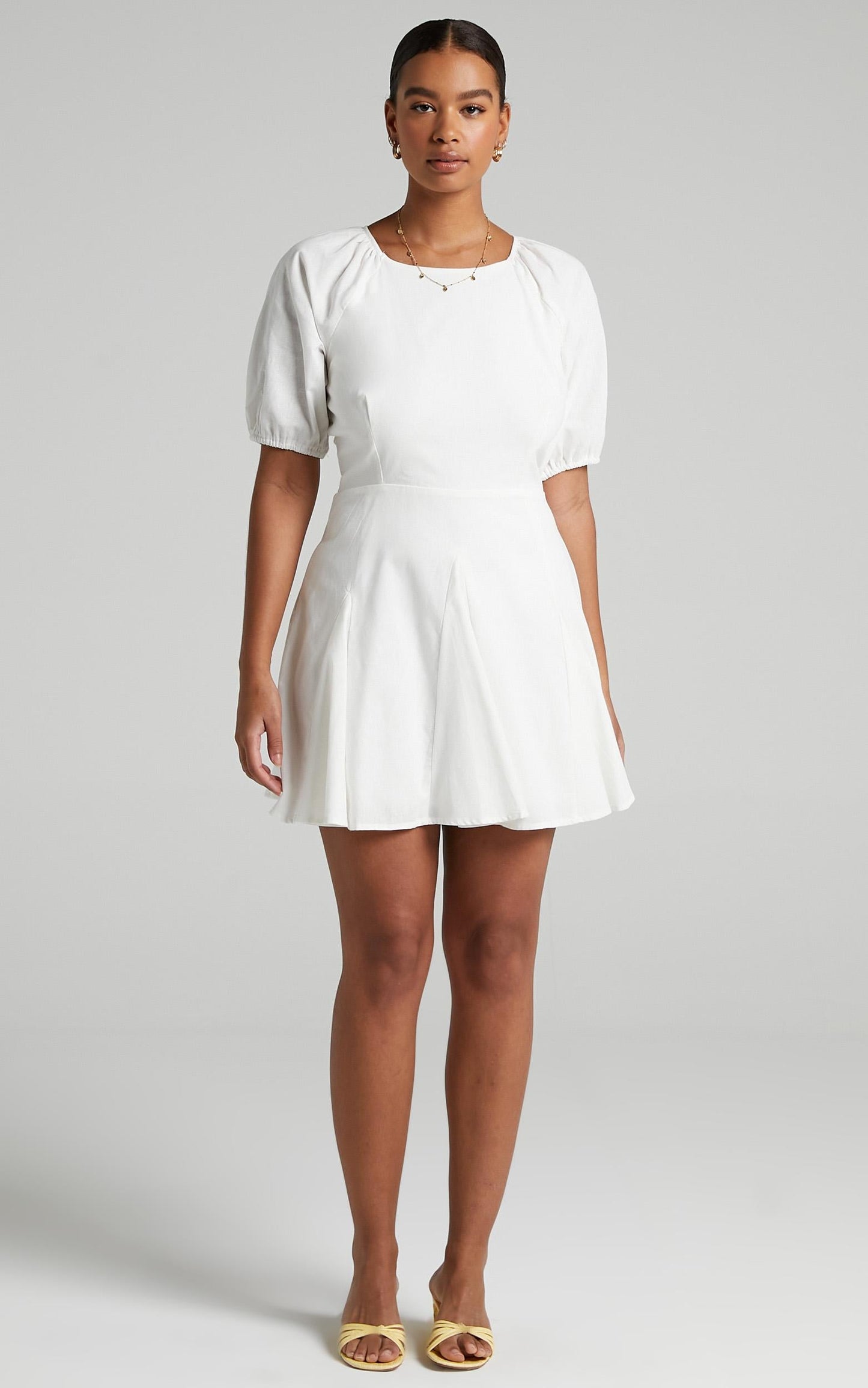Riku Dress in White