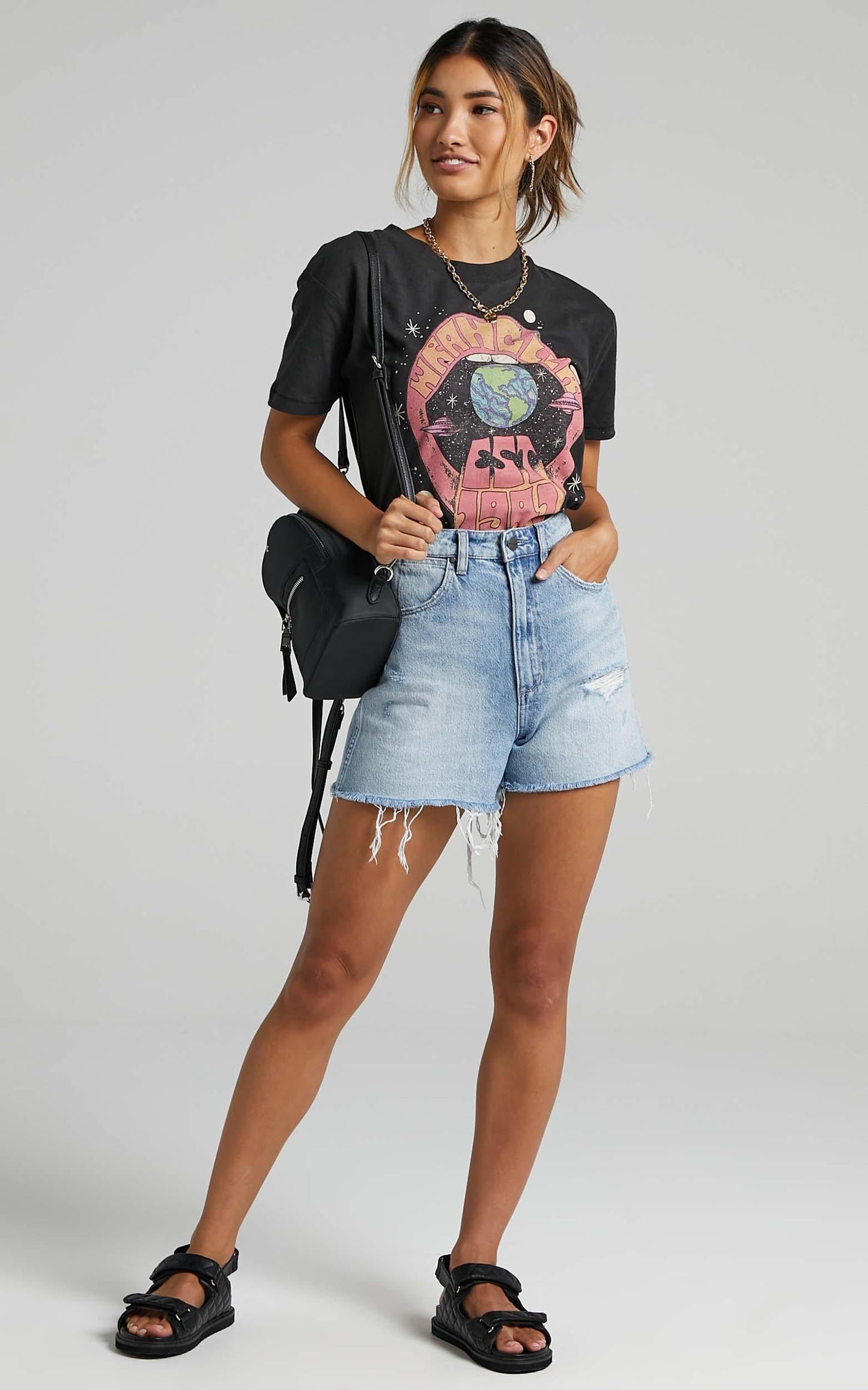 Wrangler - Hellhound Tee in Worn Black