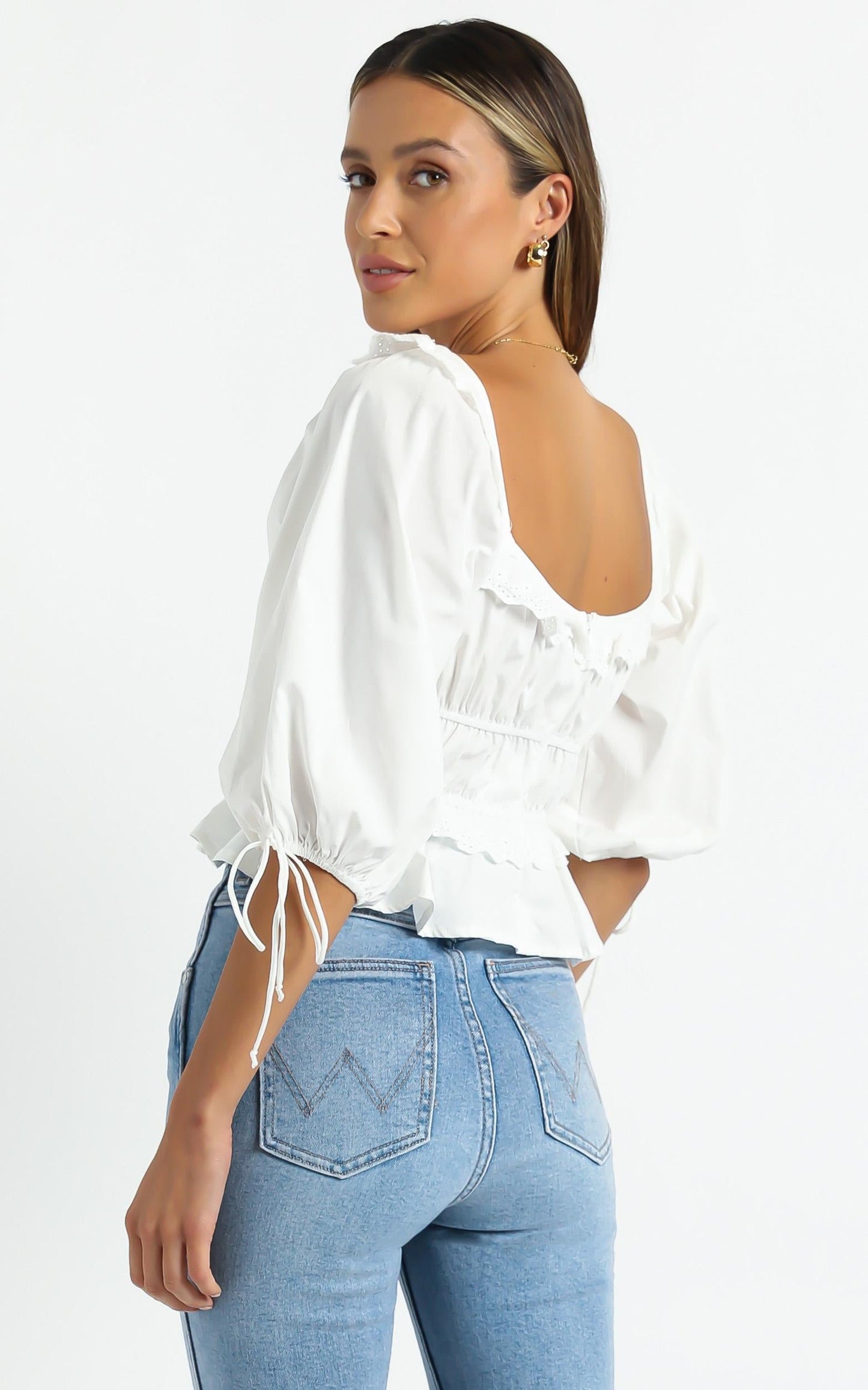Arizona Top in White