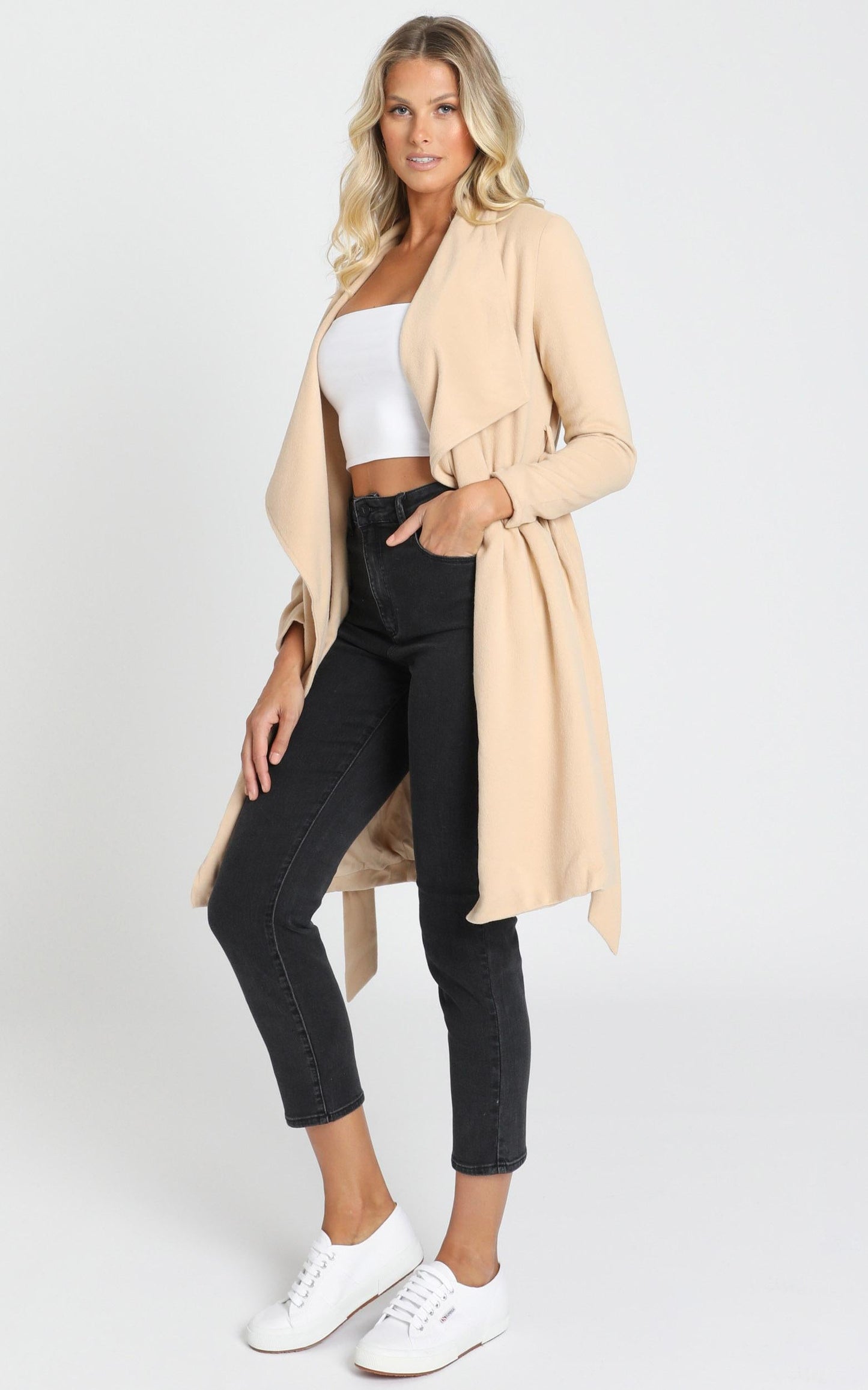 Feeling Lucky Coat In Camel