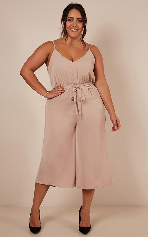 After Hours Jumpsuit In Mocha