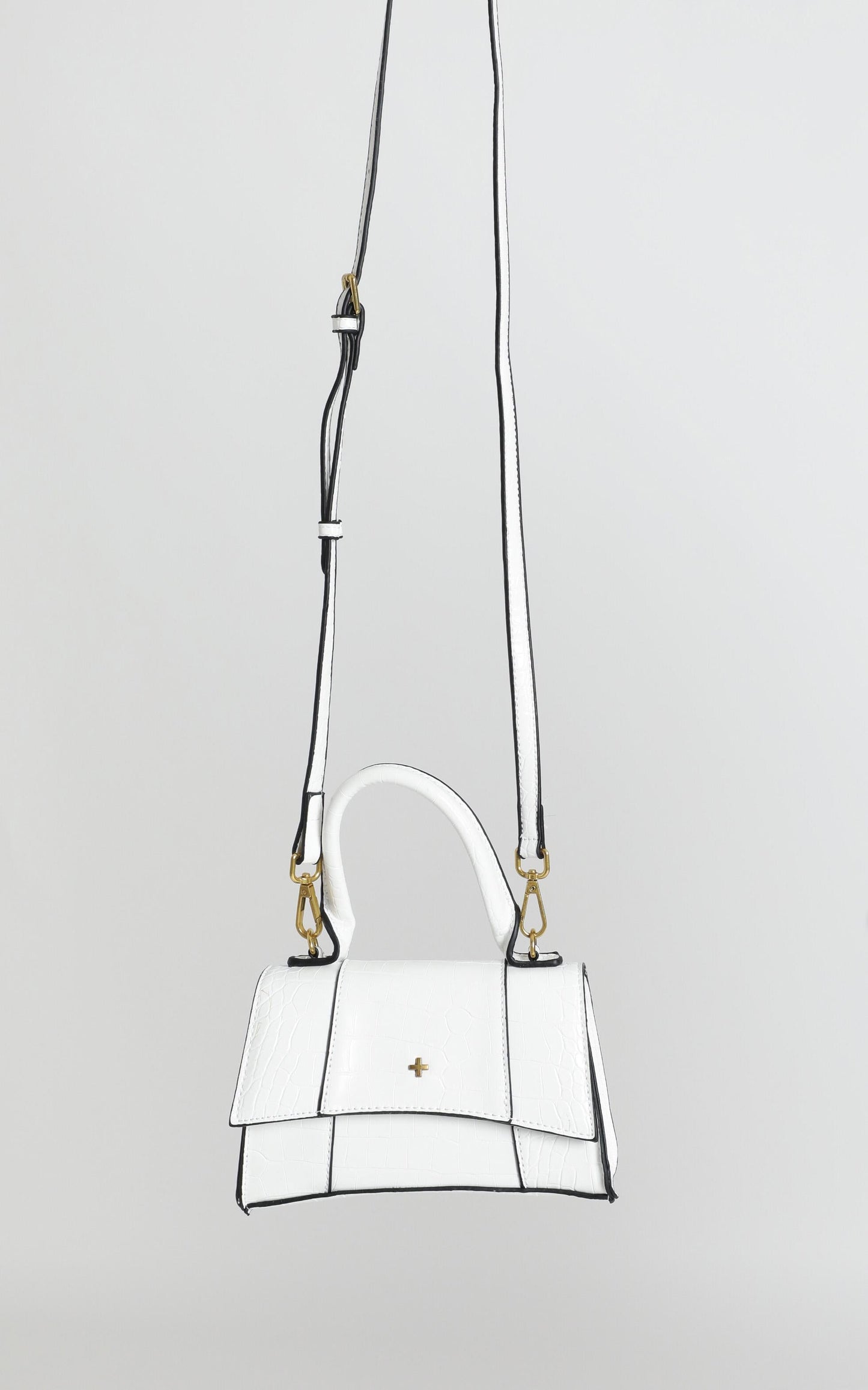Peta And Jain - Brandy Mini Bag In White Croc