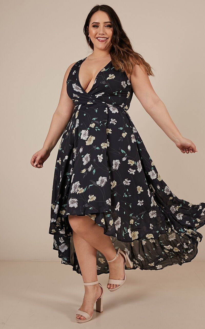 Ocean Avenue Dress In Navy Floral