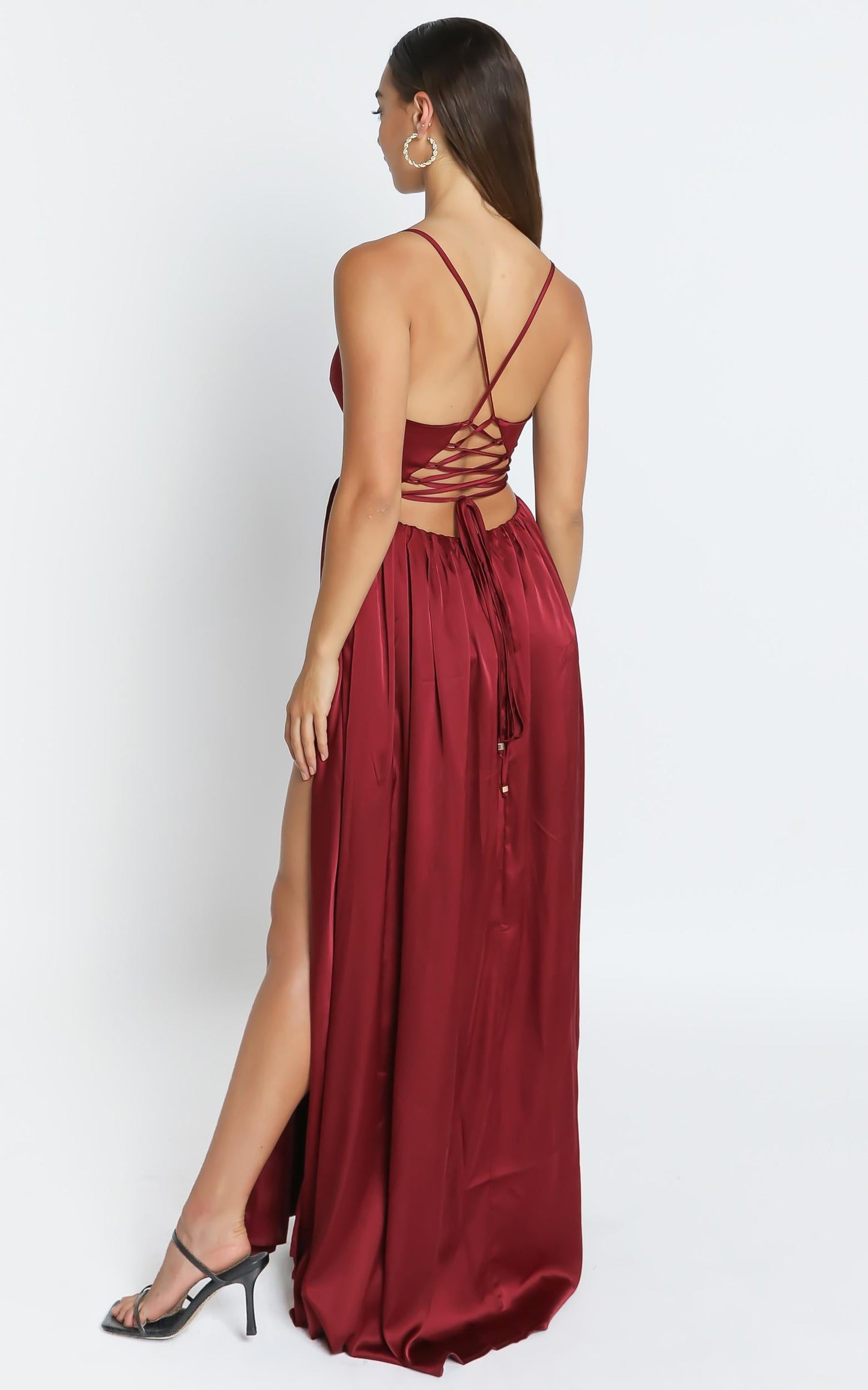 I Want The World To Know Dress in Wine