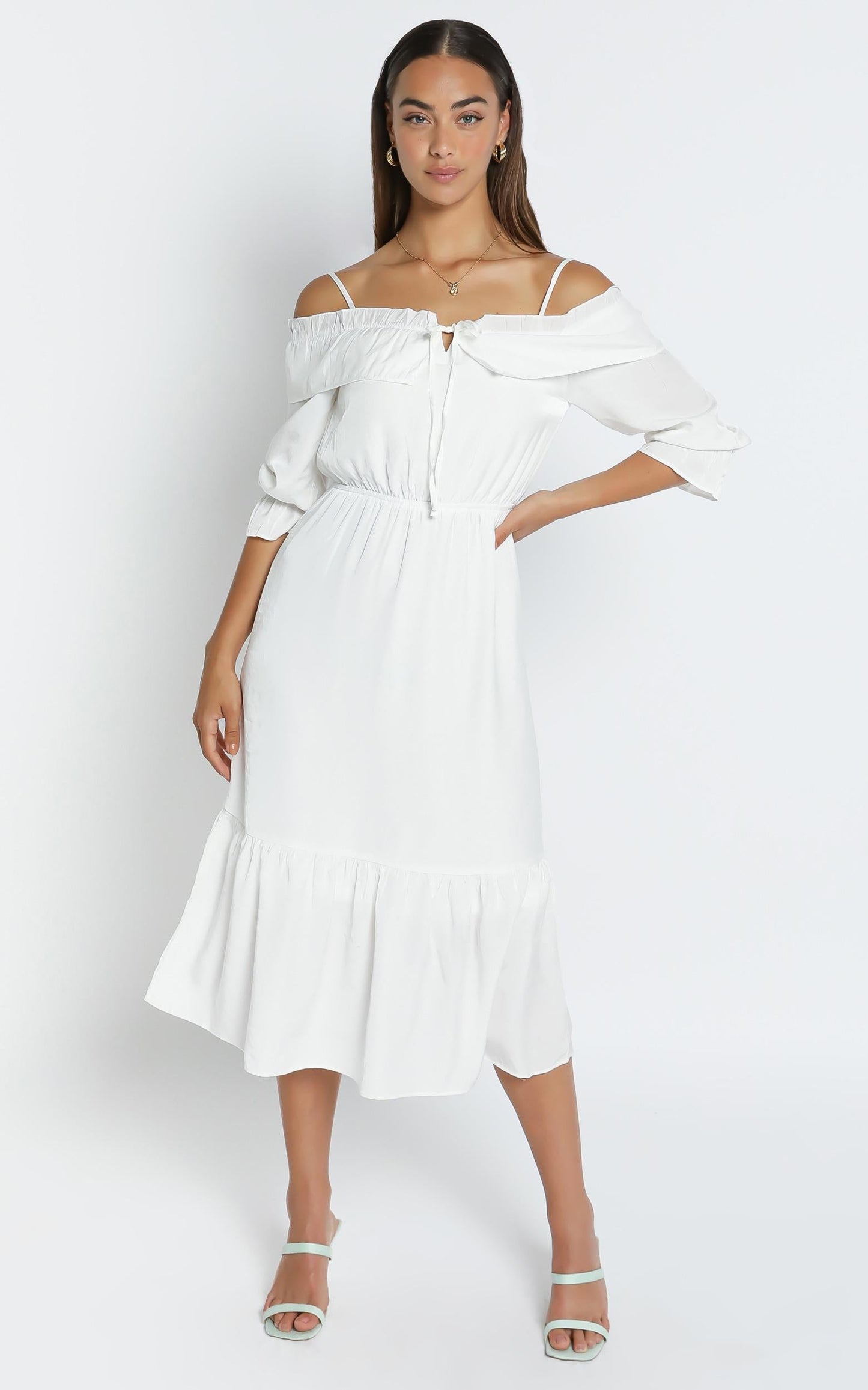 Pristine Dress in White