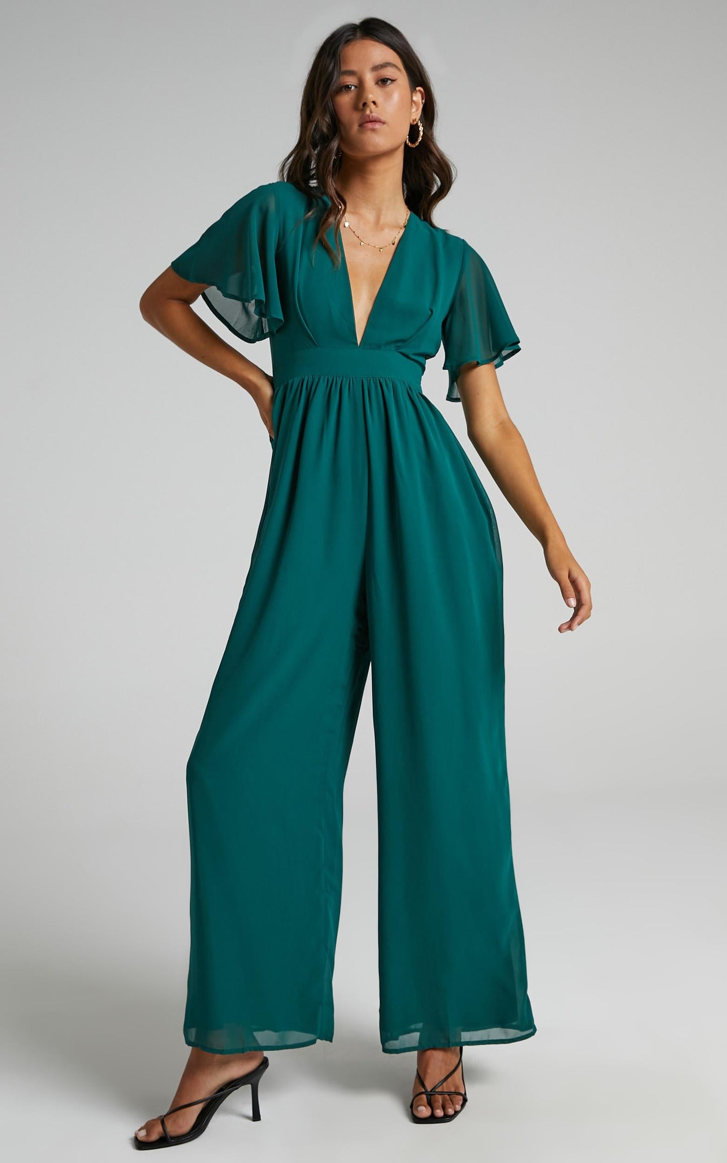 Baxter Jumpsuit in Emerald