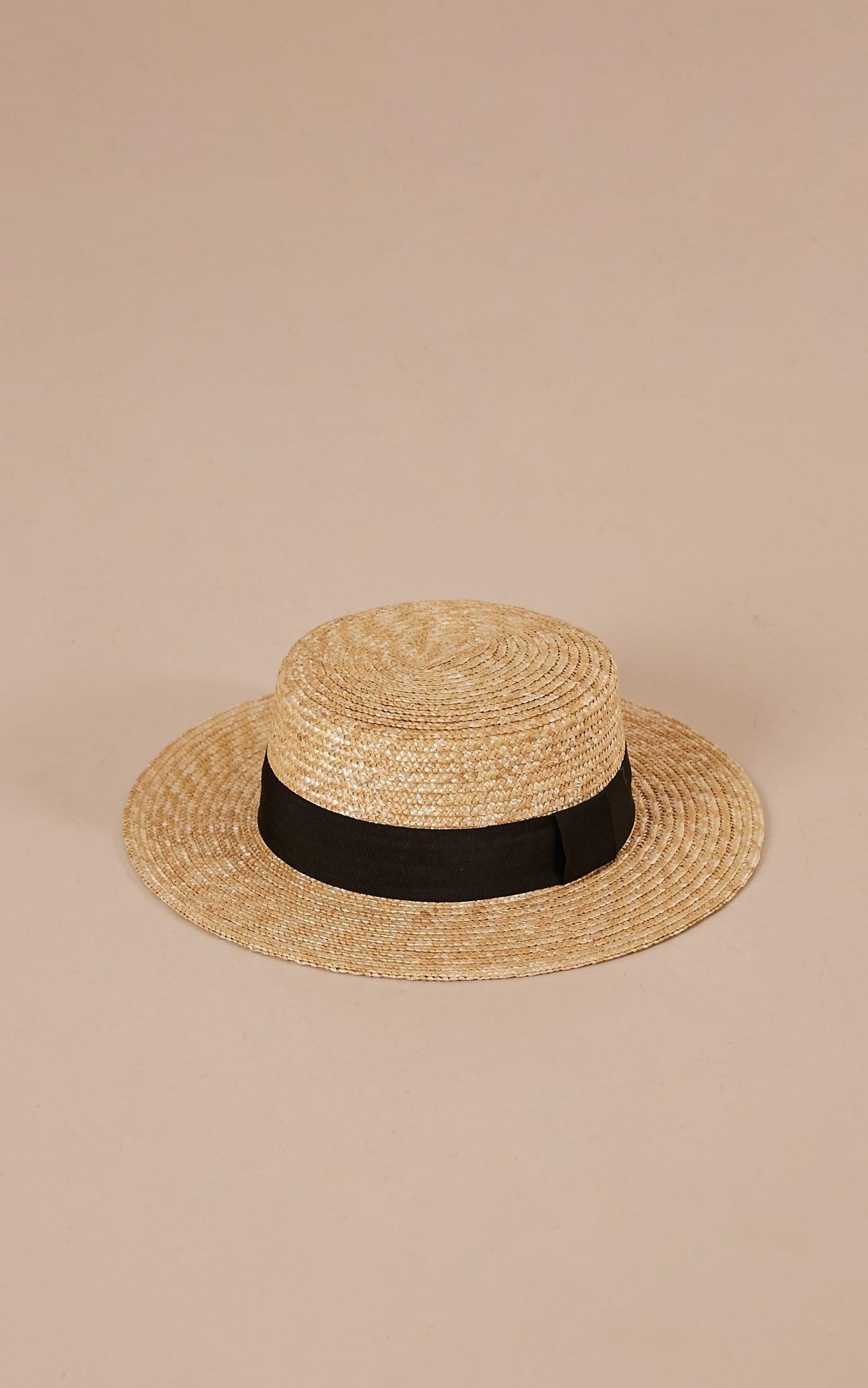 By The Harbour Hat in Natural and Black