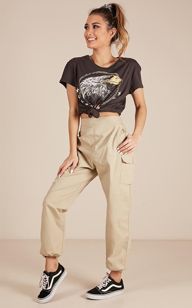Wind Down Relaxed Pants In Beige