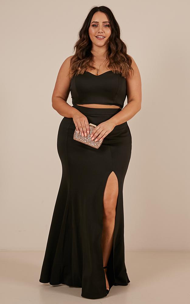 Sweet Delights Two Piece Set In Black