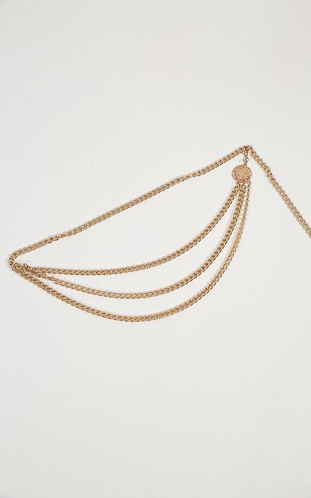 Dont Hold Back Belt In Gold