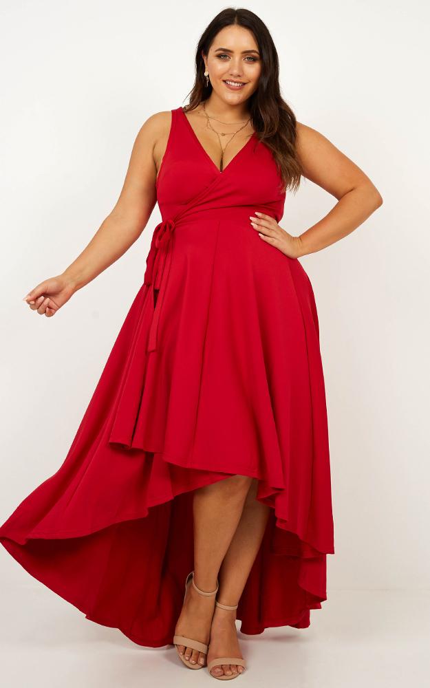Magic Dancer Dress In Red