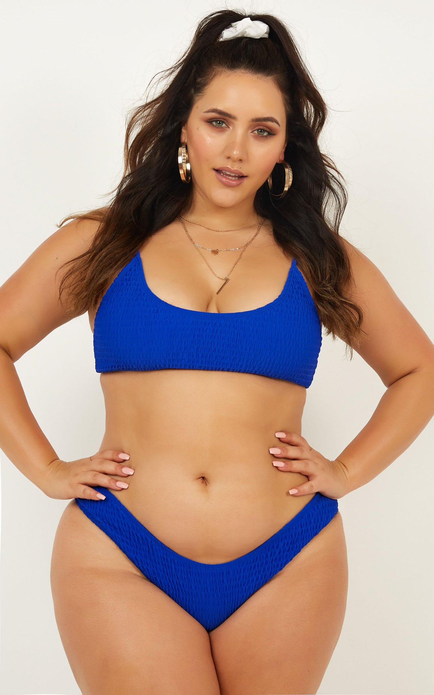 Anais Bikini Bottom In  Cobalt