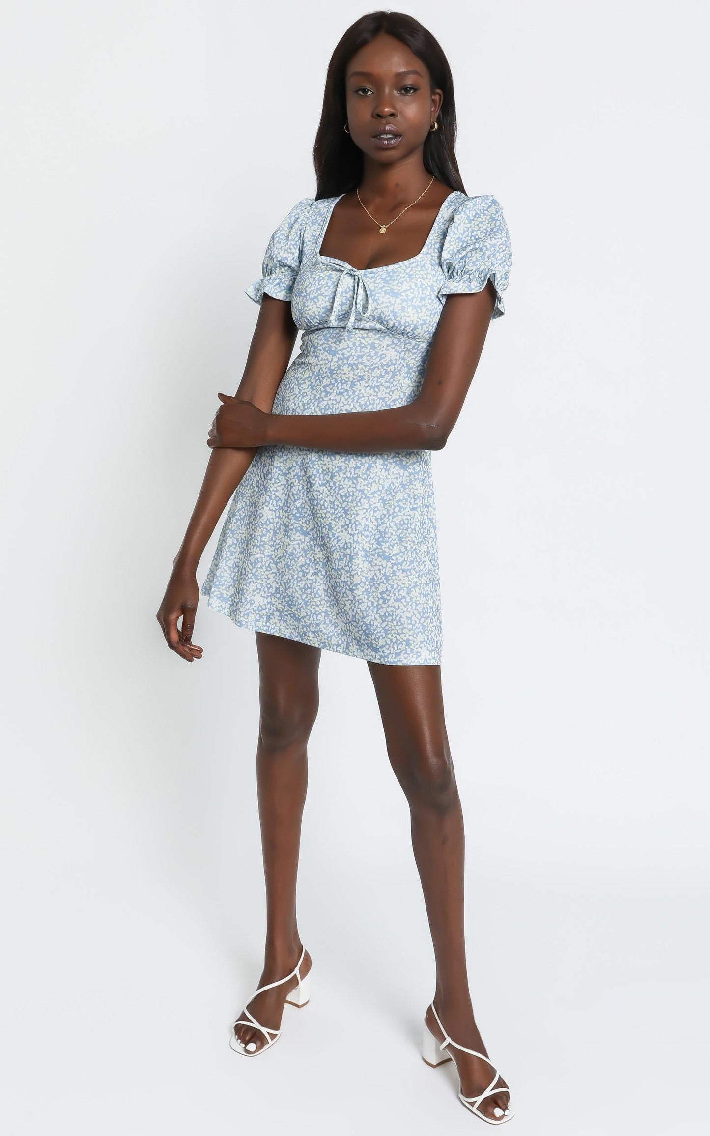 Beau Dress in Blue Floral