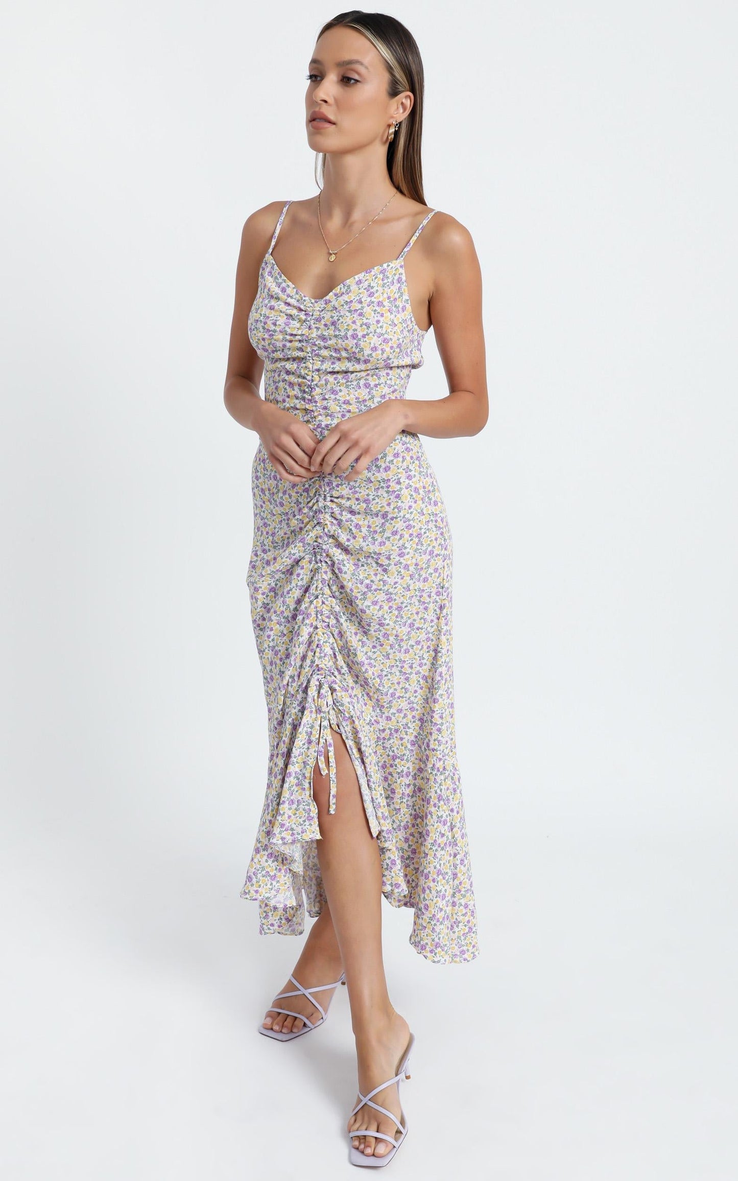 Meyers Dress in Lilac Floral