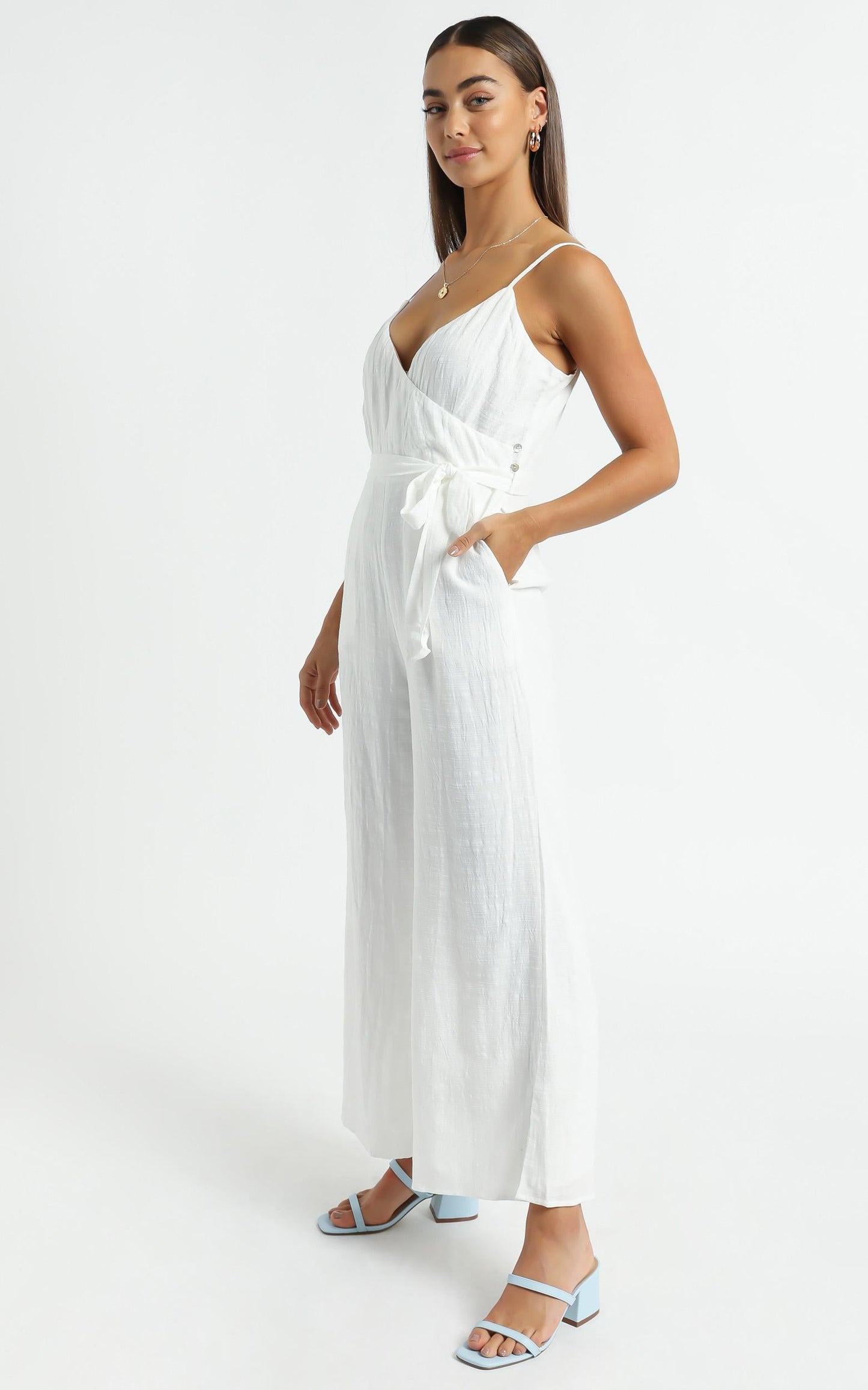 Farah Jumpsuit in White
