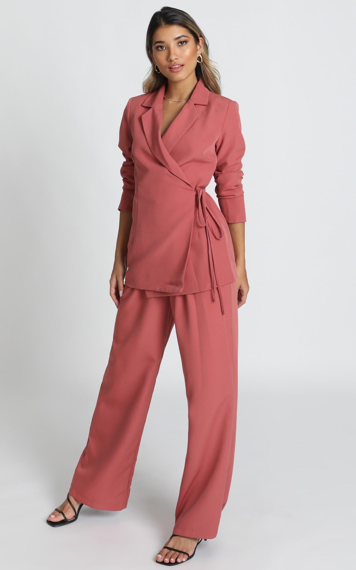 Headquarters Blazer In Dusty Rose