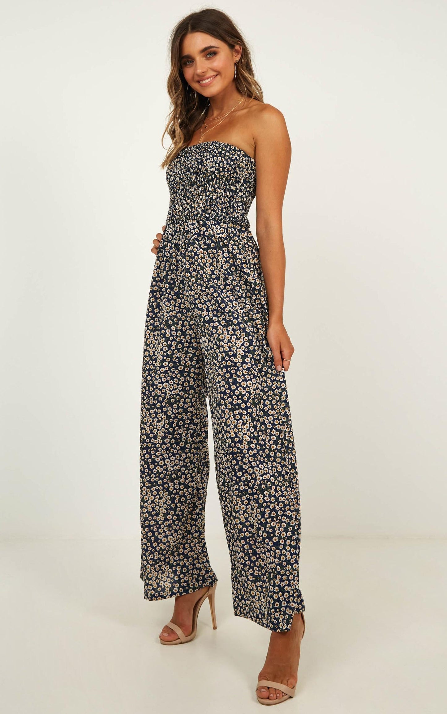 Jump All Around Jumpsuit In Navy
