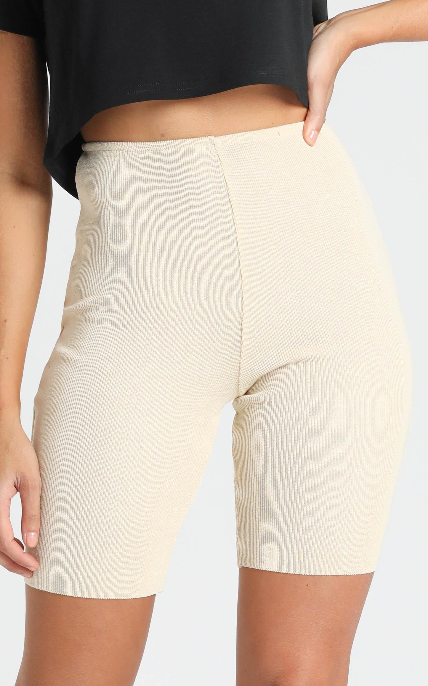 Lioness - Fall In Line Bike Shorts in Ecru