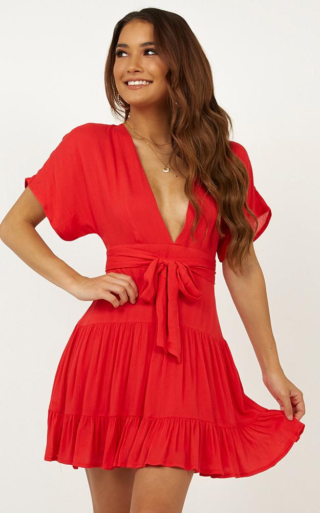 Little Girl Dress In Red