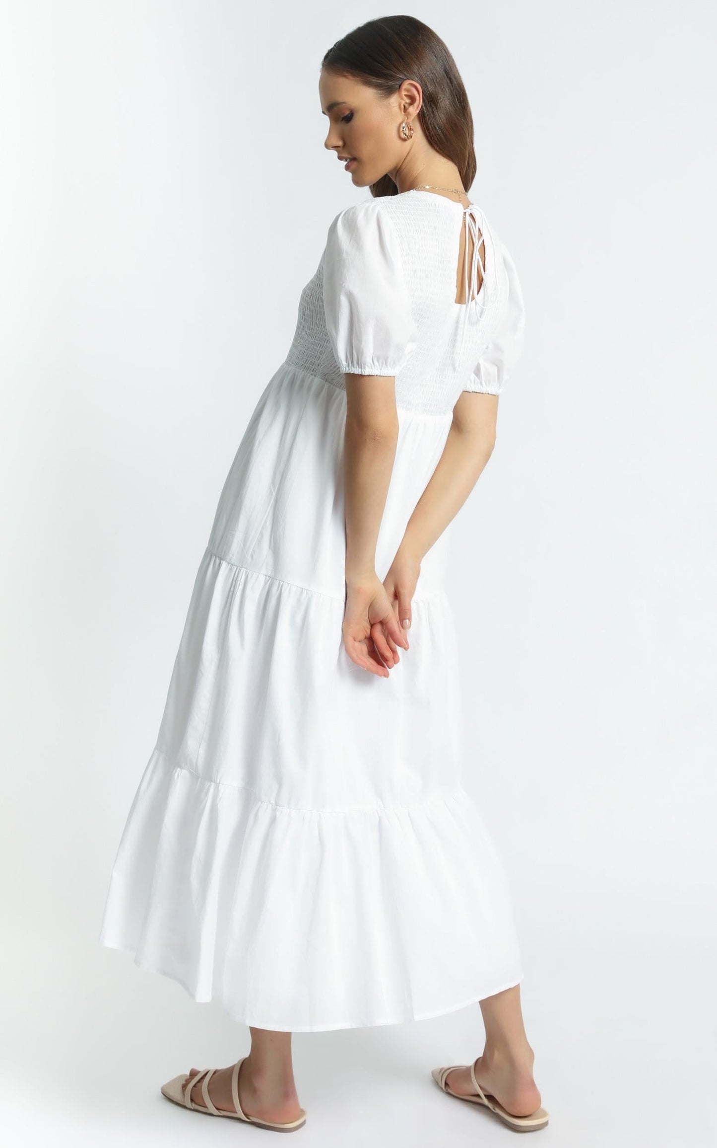 Lorrie Dress in White