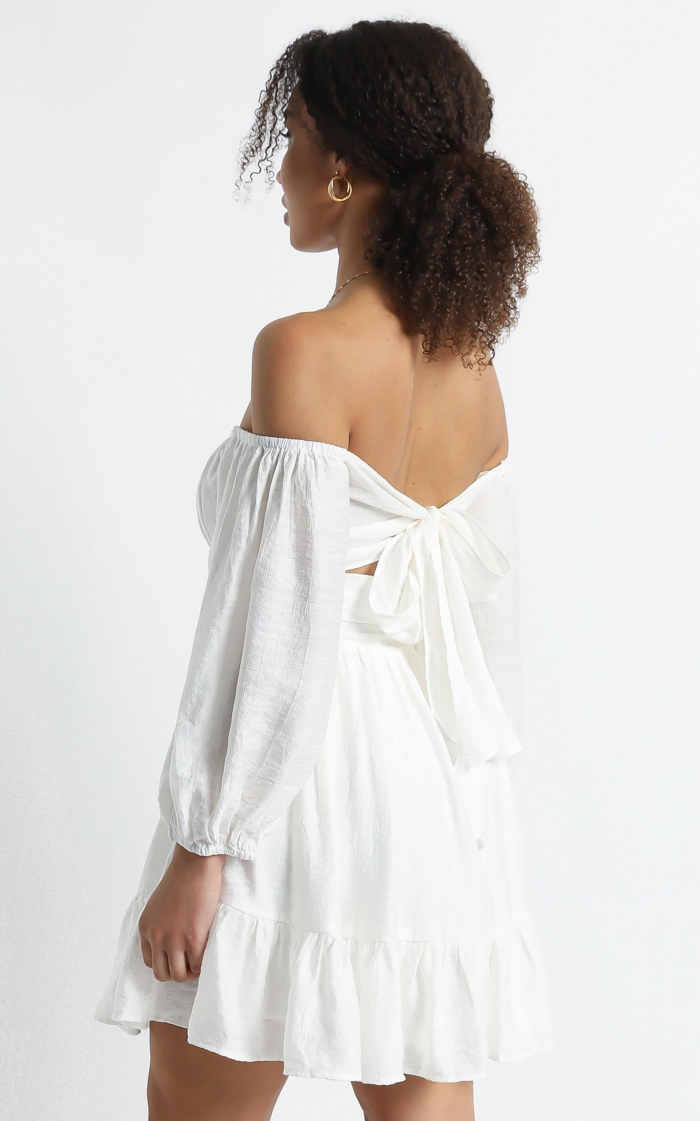 Mandi Dress in White