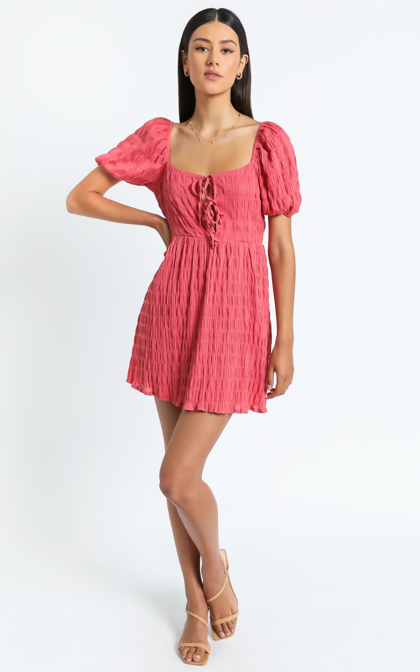 Mirabella Dress in Watermelon