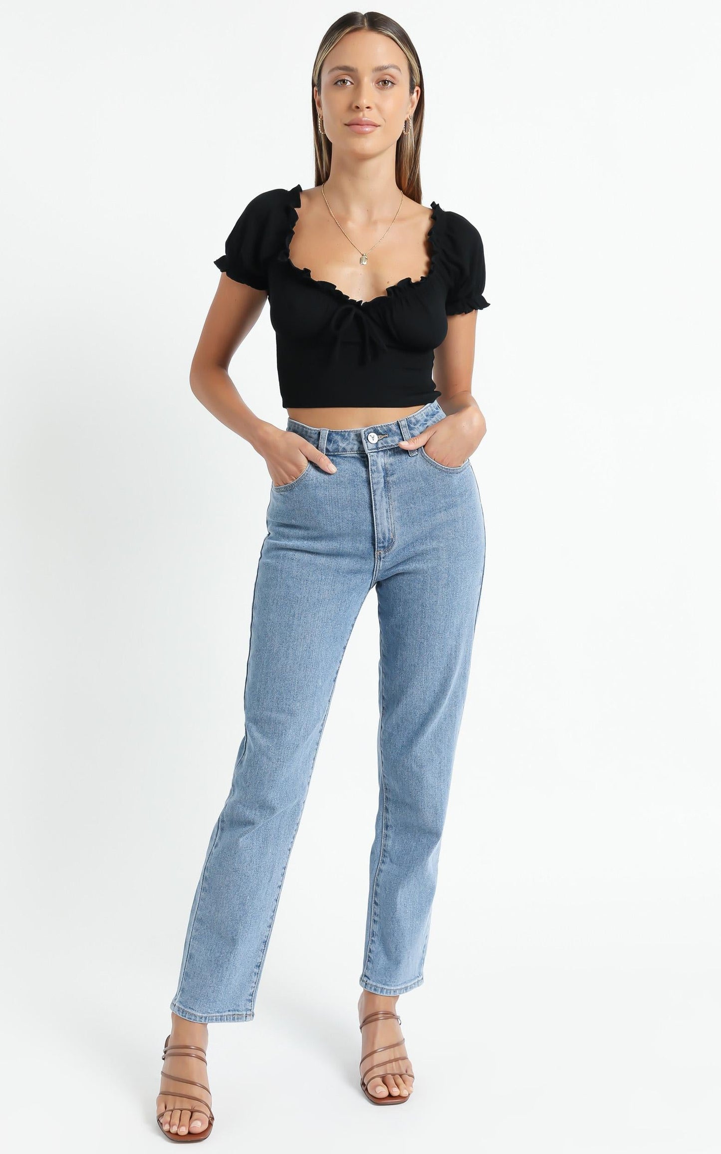 Parsons Top in Black