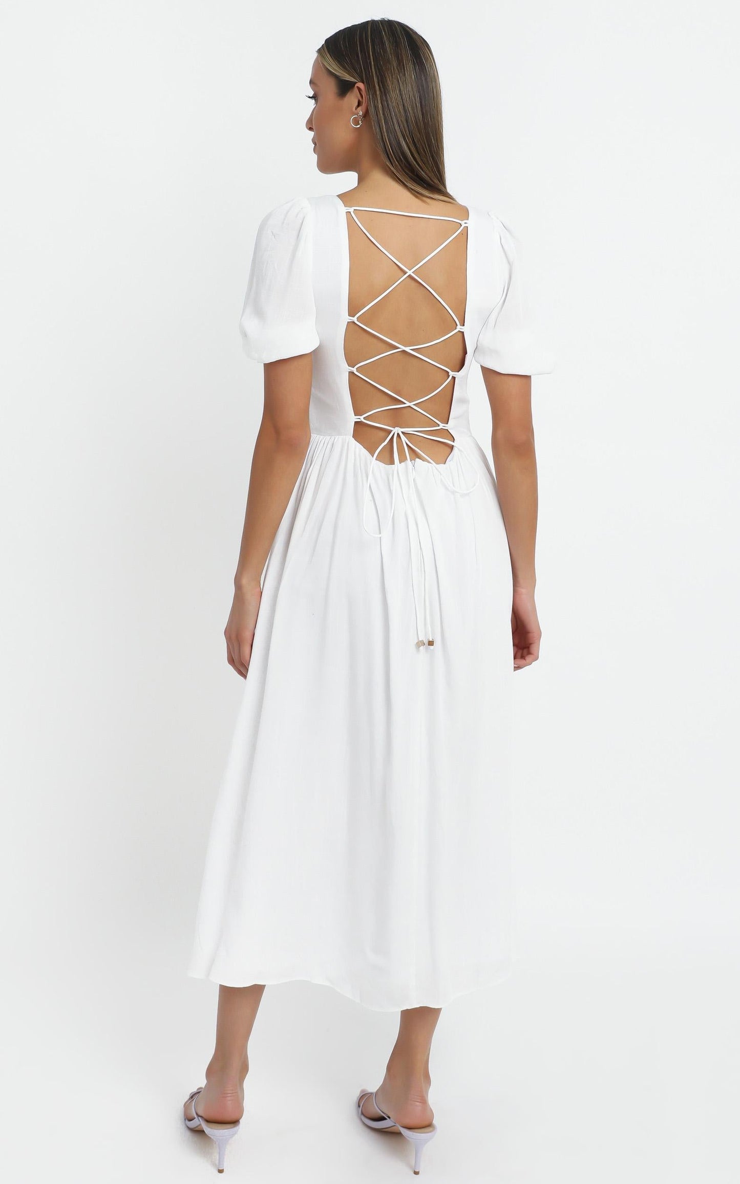 Poppy Dress in White
