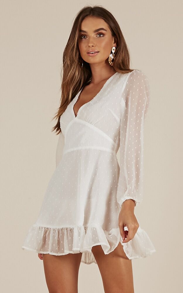 Classic Crush Dress In White