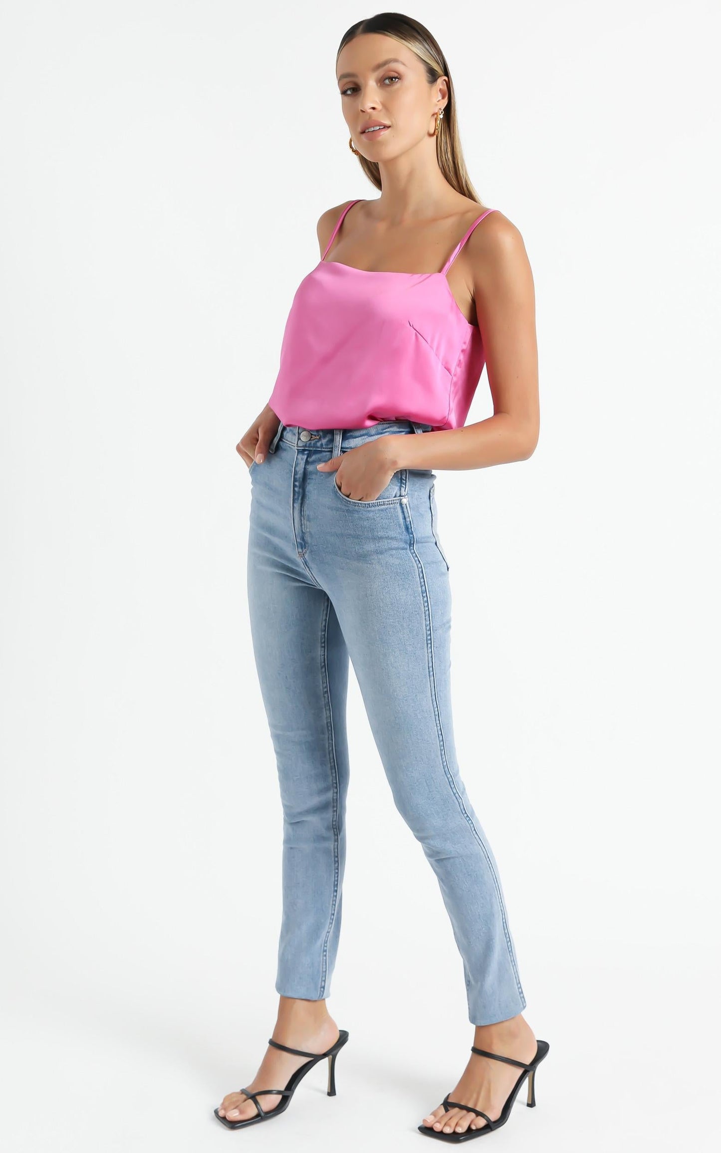 High Key Top in Pink
