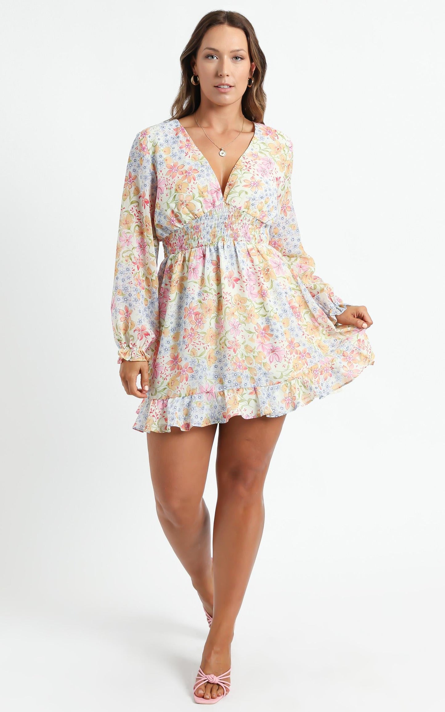 Pretty As You Dress in Multi Floral