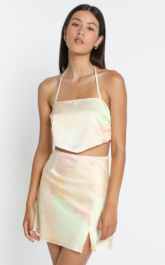 The Allegra in Yellow Tie Dye