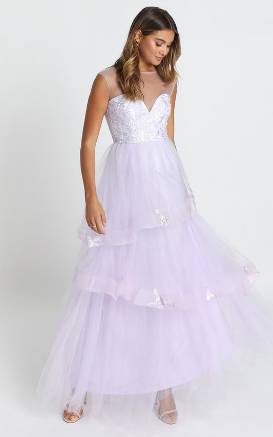 San Jose Maxi Dress In Dusty Lavender