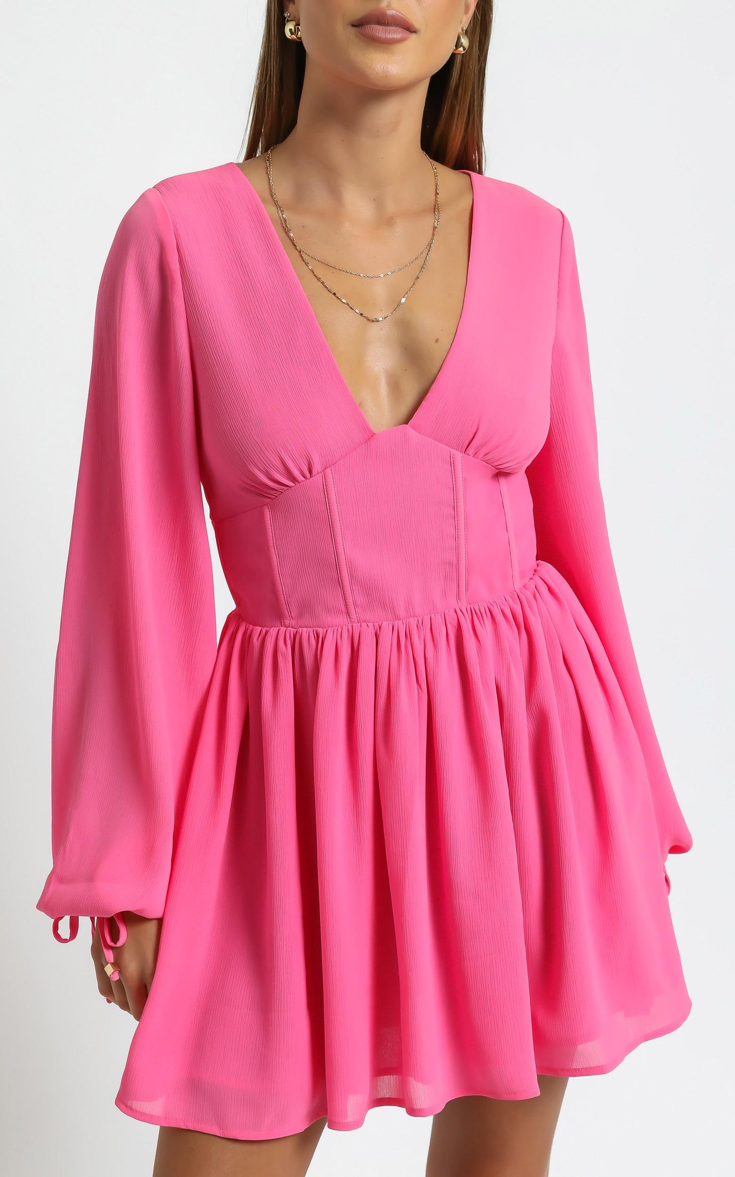 Calista Dress in Pink