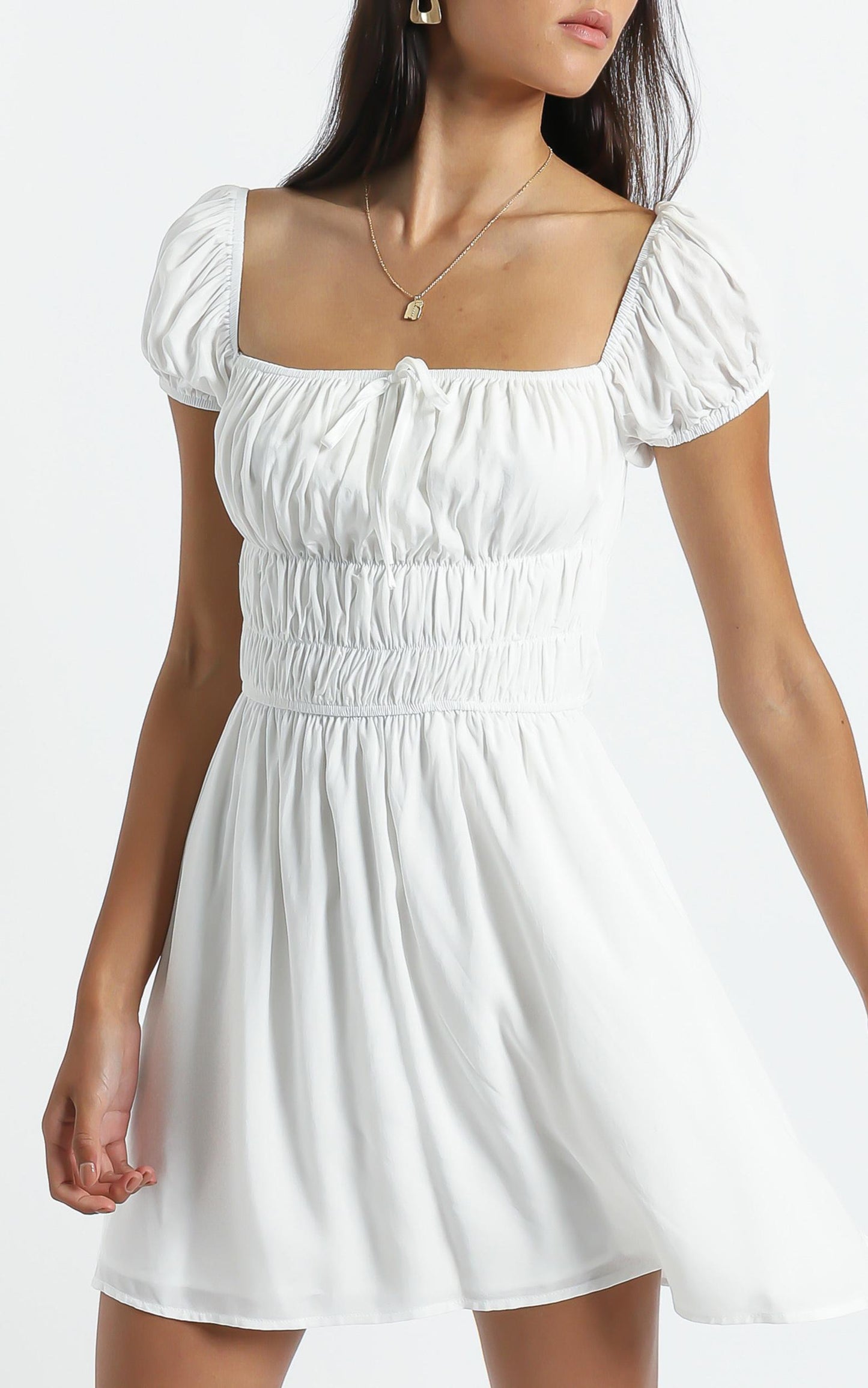 Aiyla Dress in White