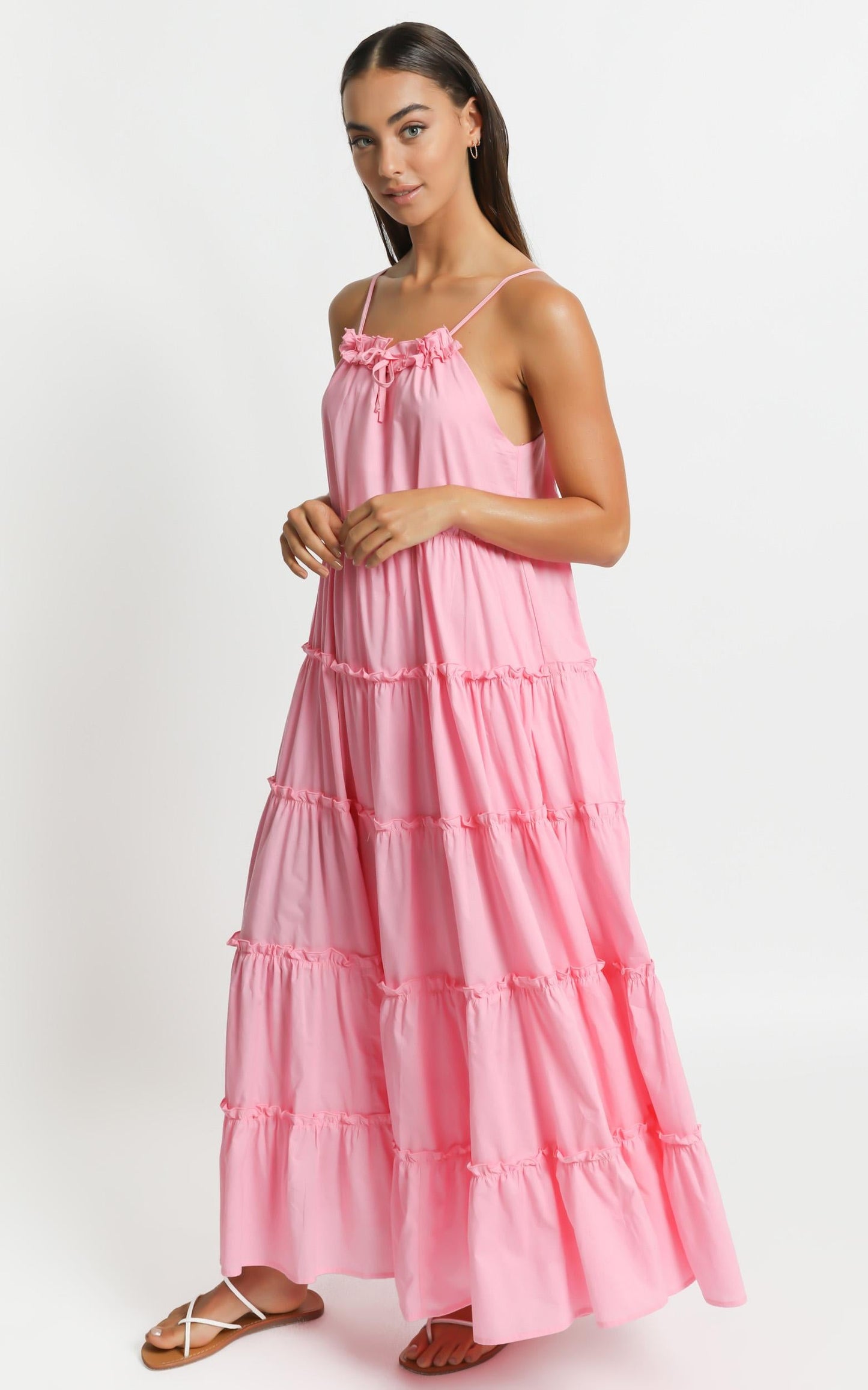 Charlie Holiday - Senorita Maxi Dress in Bubblegum