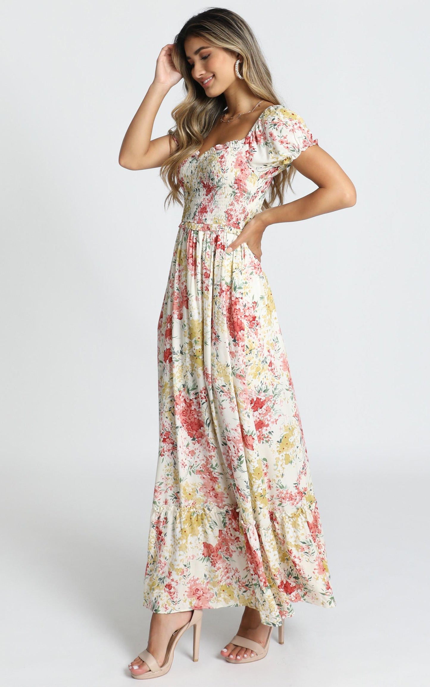 Sonia Dress in Multi Floral