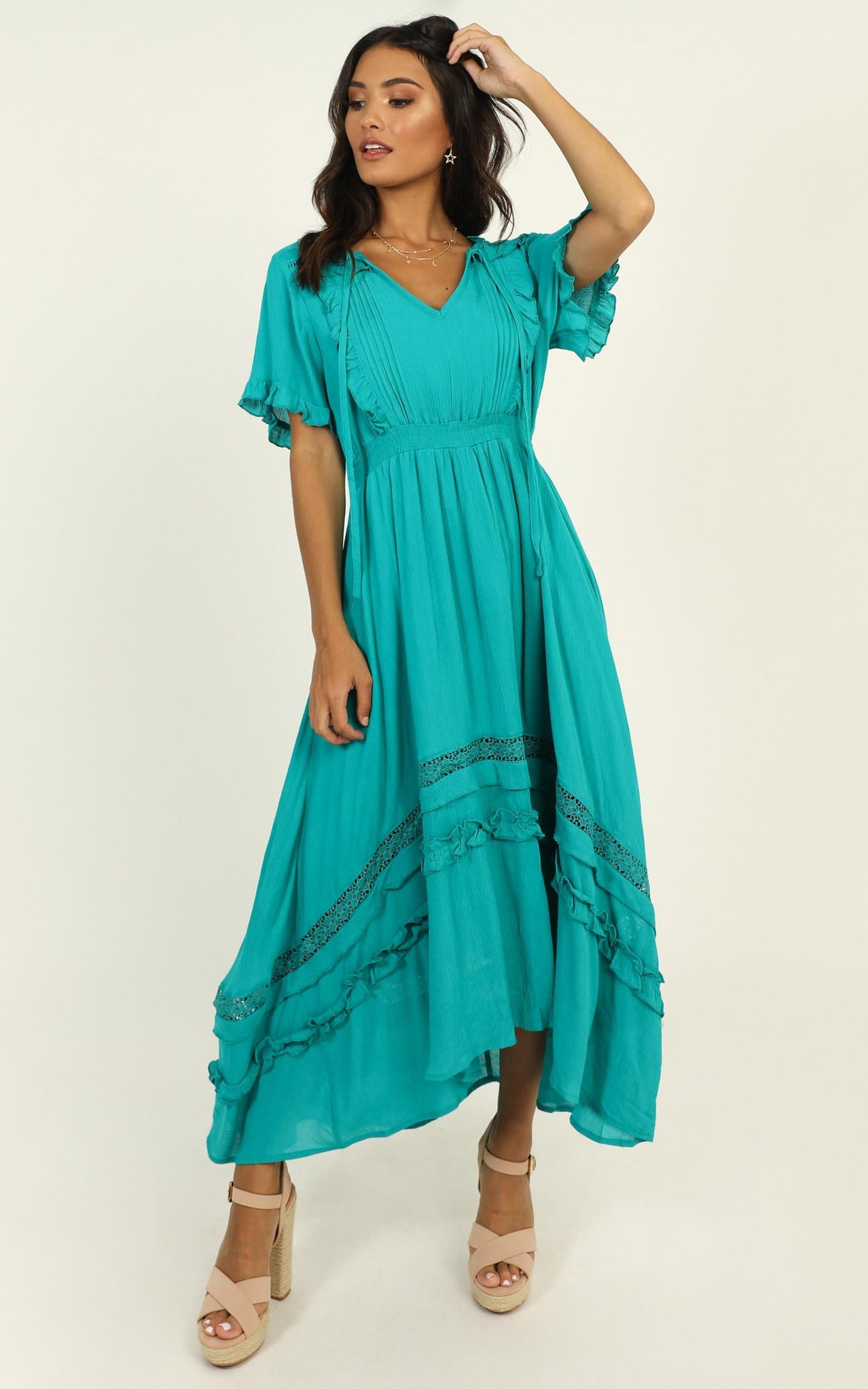 Sunday Sunsets Dress In Blue