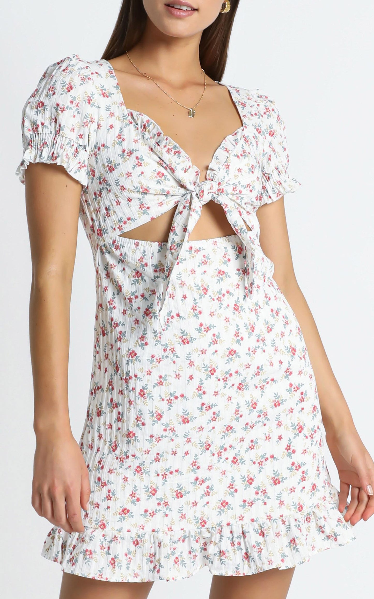 Tennessee Dress in White Floral