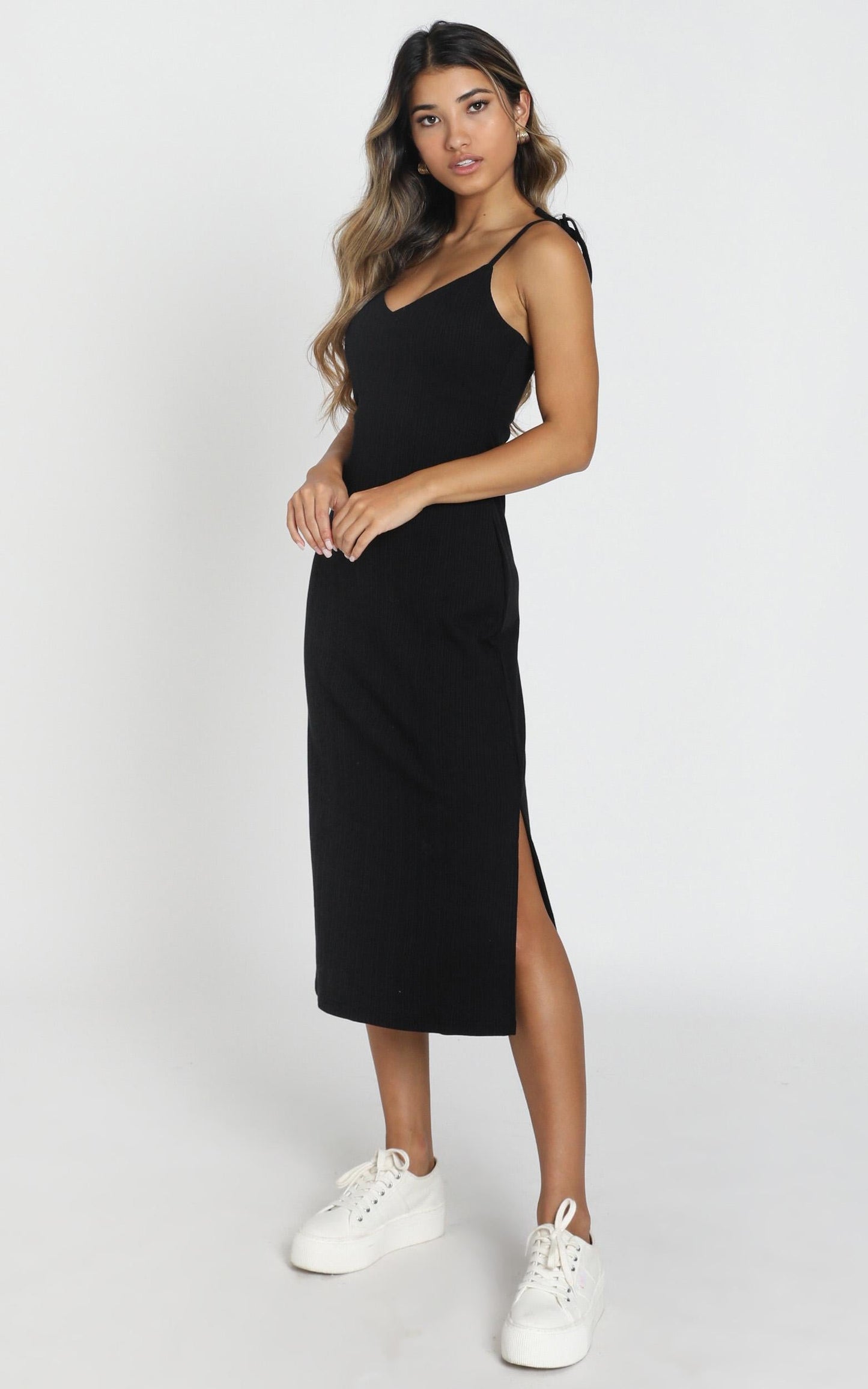 Wont Look Back Dress In Black