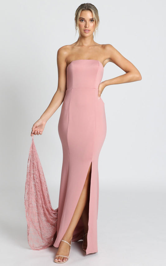 Always Will Love You Dress In Dusty Rose
