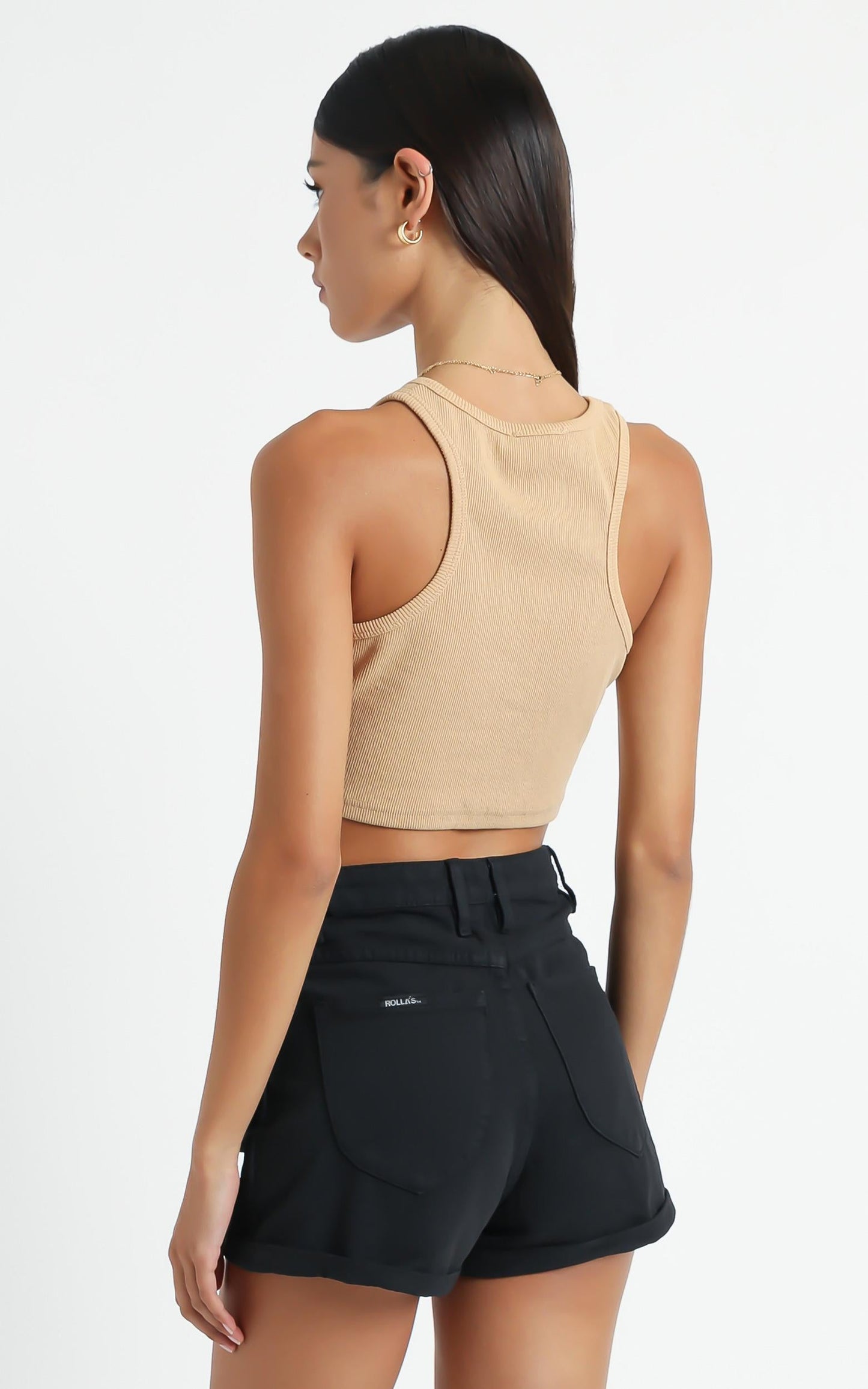 Rollas - Dusters Denim Shorts in Black Dust