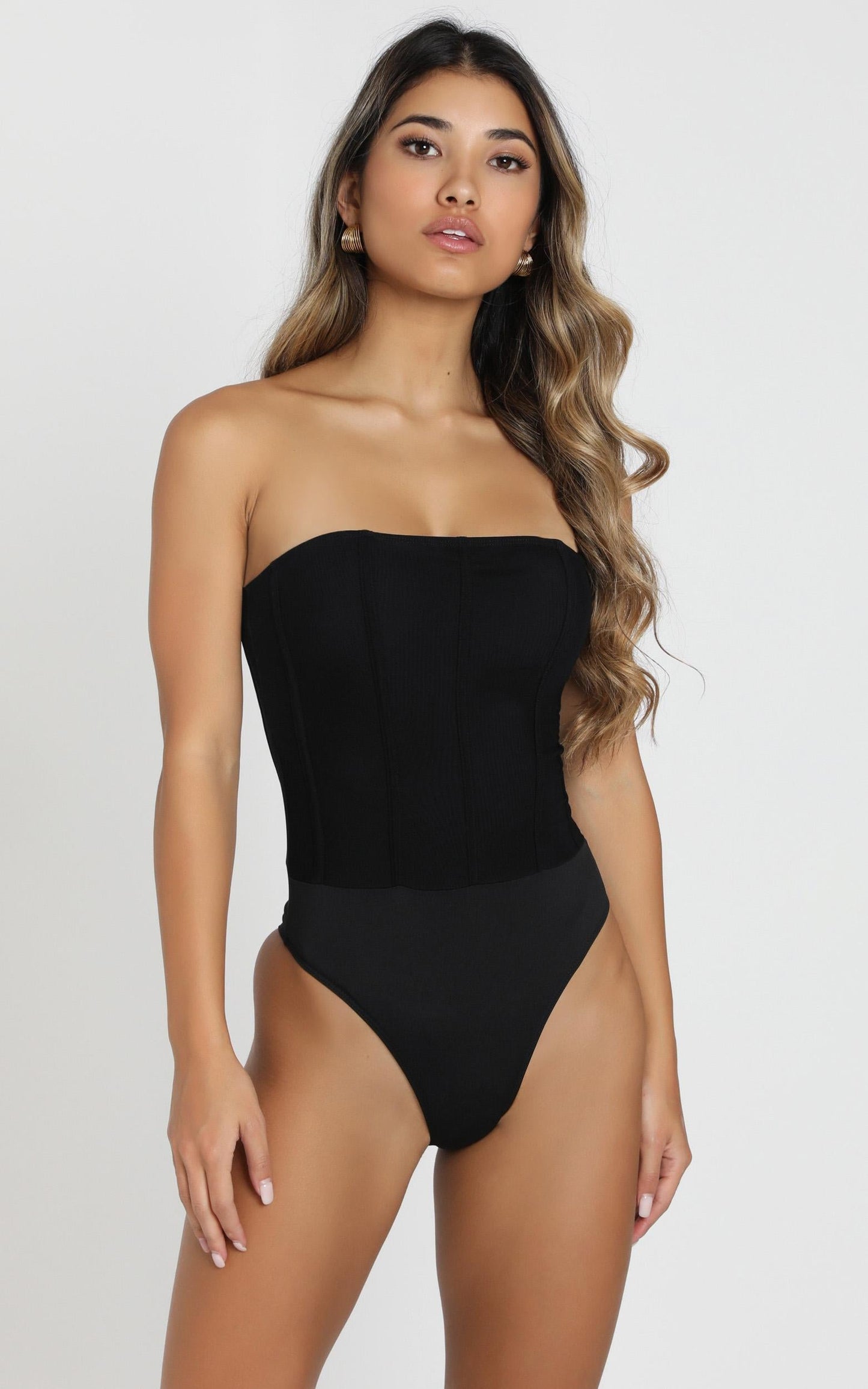 Chances Are High Bodysuit in Black