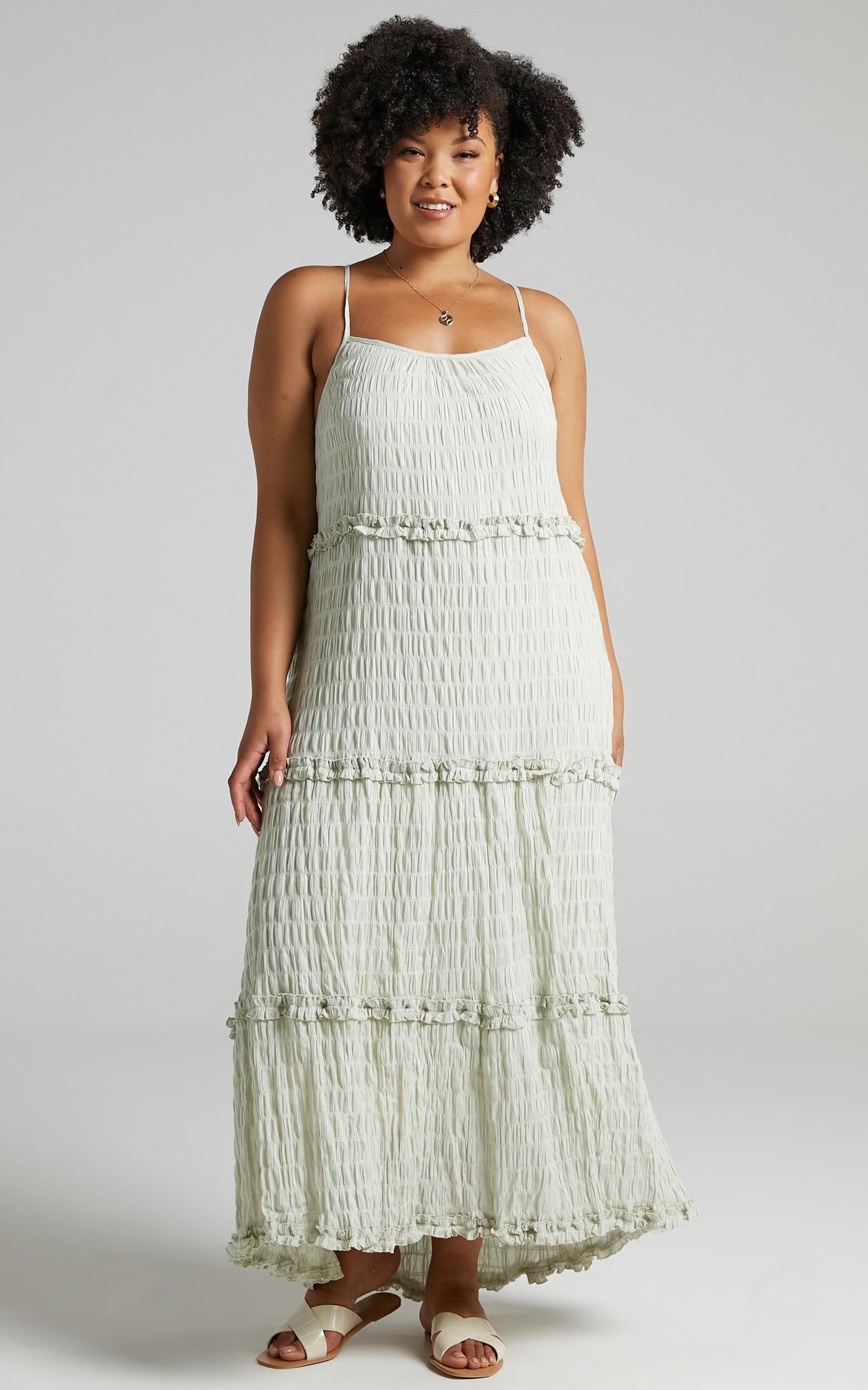 Coastal Breeze Dress in Sage
