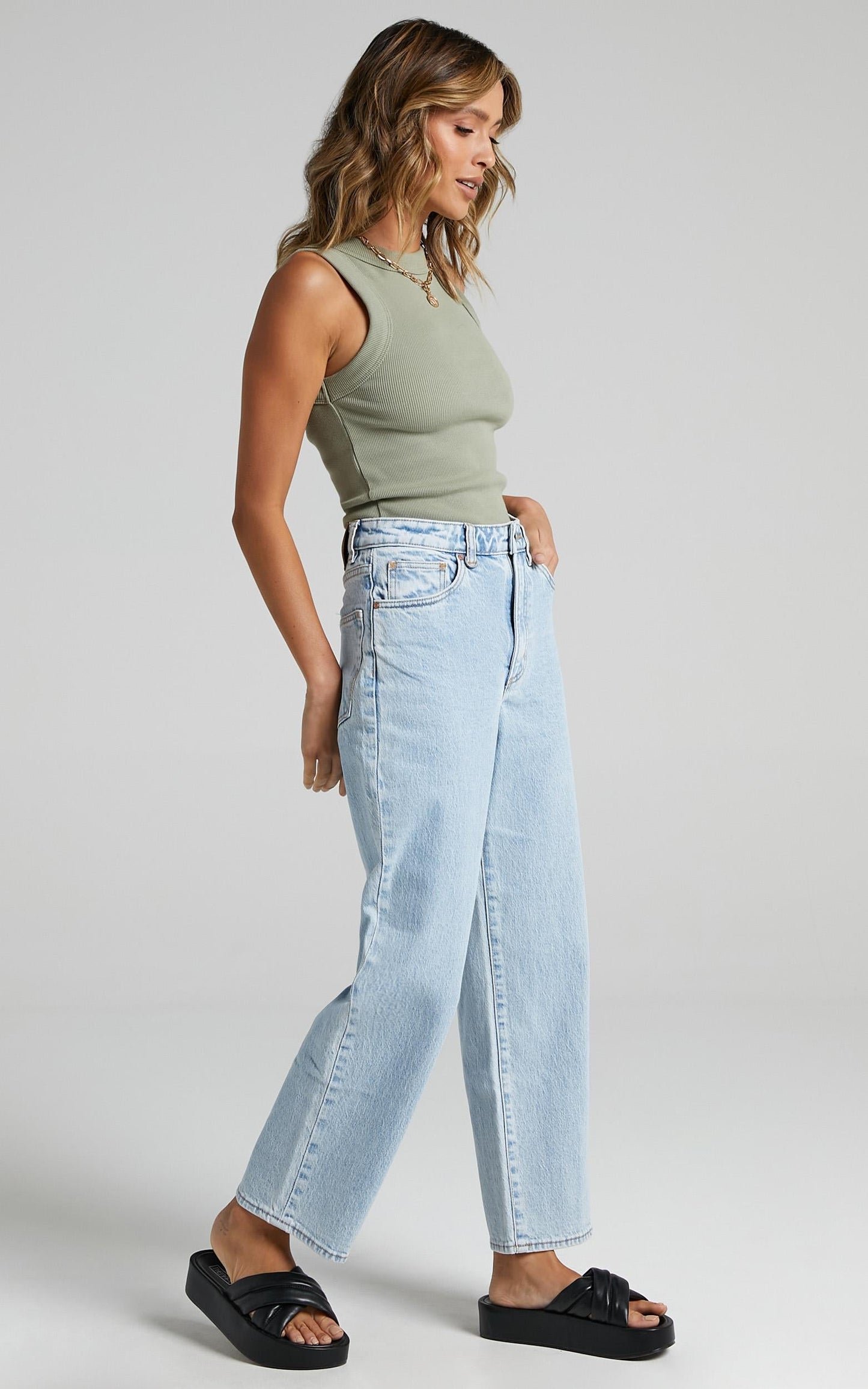 Neuw - Edie Straight Jean in Zero Vinyl